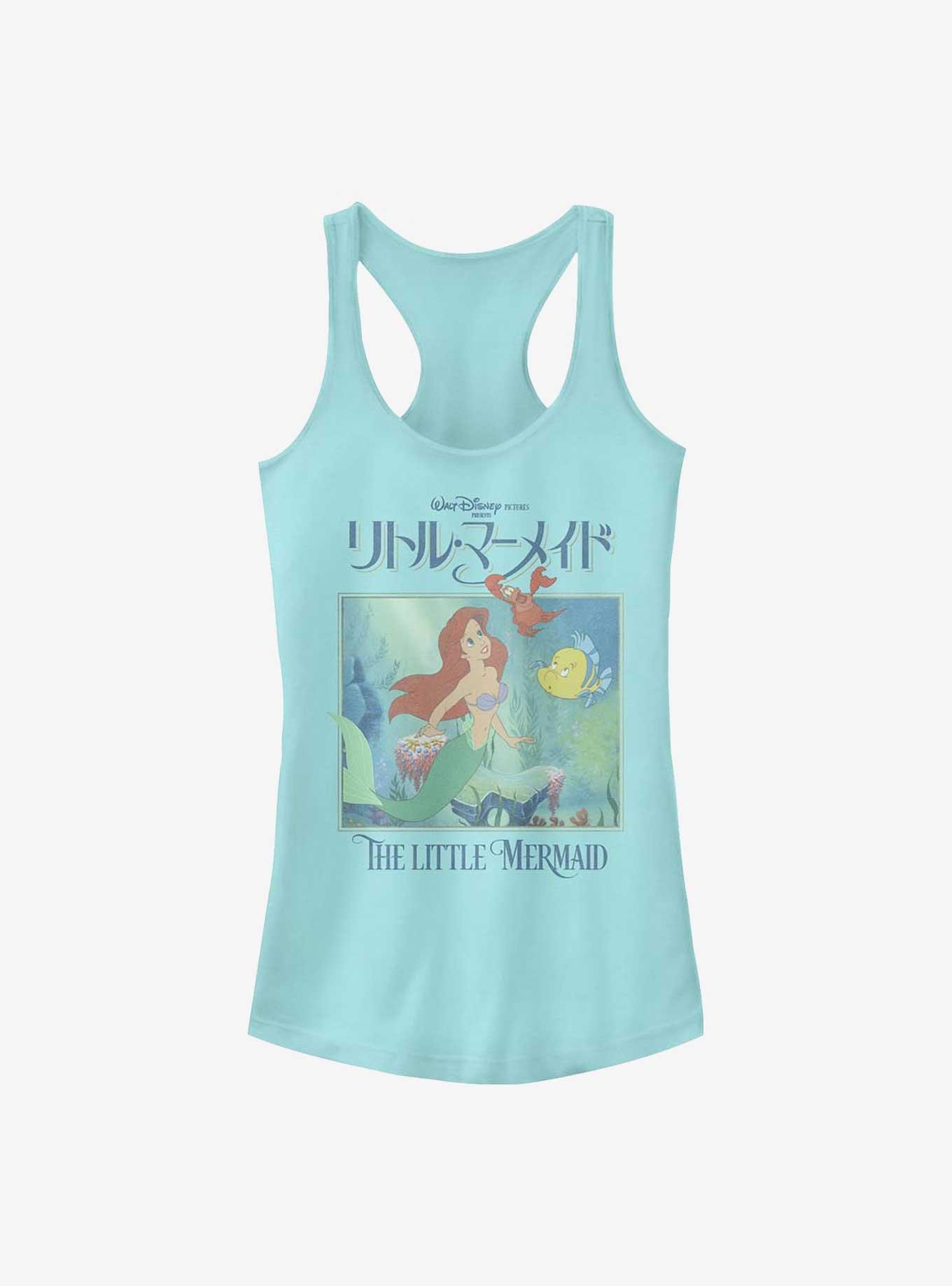 Disney The Little Mermaid In Japanese Poster Girls Tank, CANCUN, hi-res