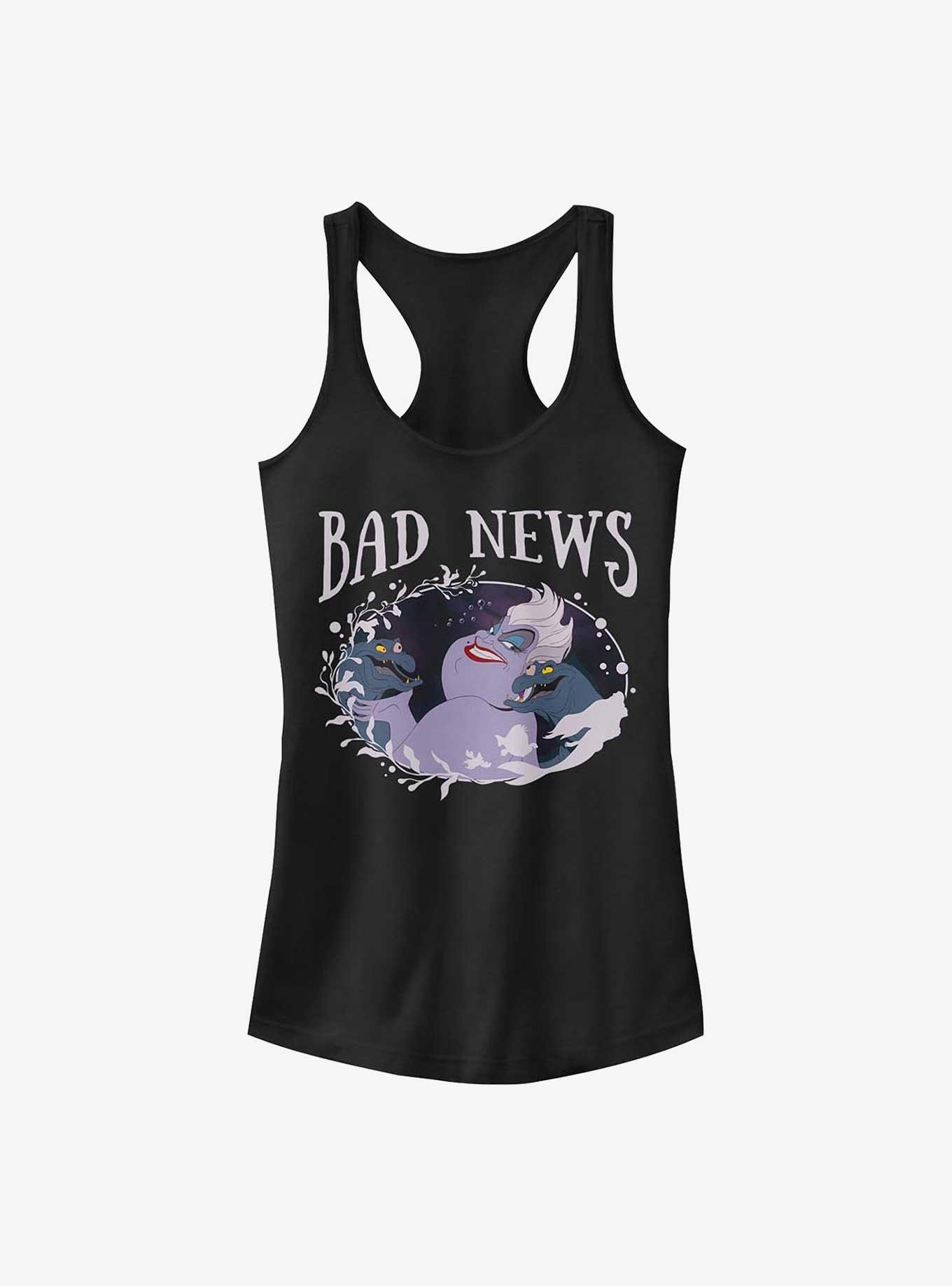 Disney The Little Mermaid Ursula Bad News Girls Tank, BLACK, hi-res