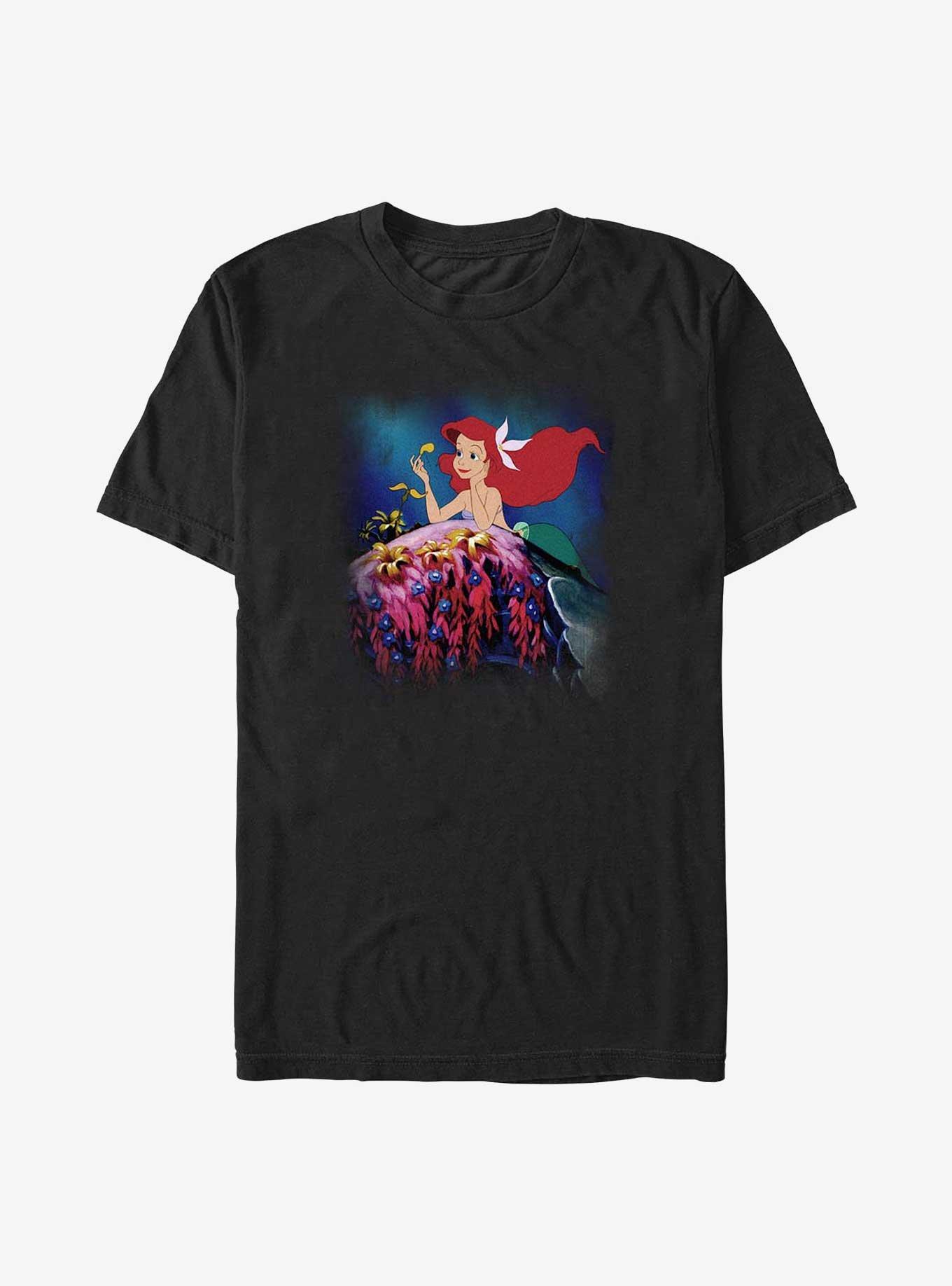 Disney The Little Mermaid He Loves Me T-Shirt, BLACK, hi-res