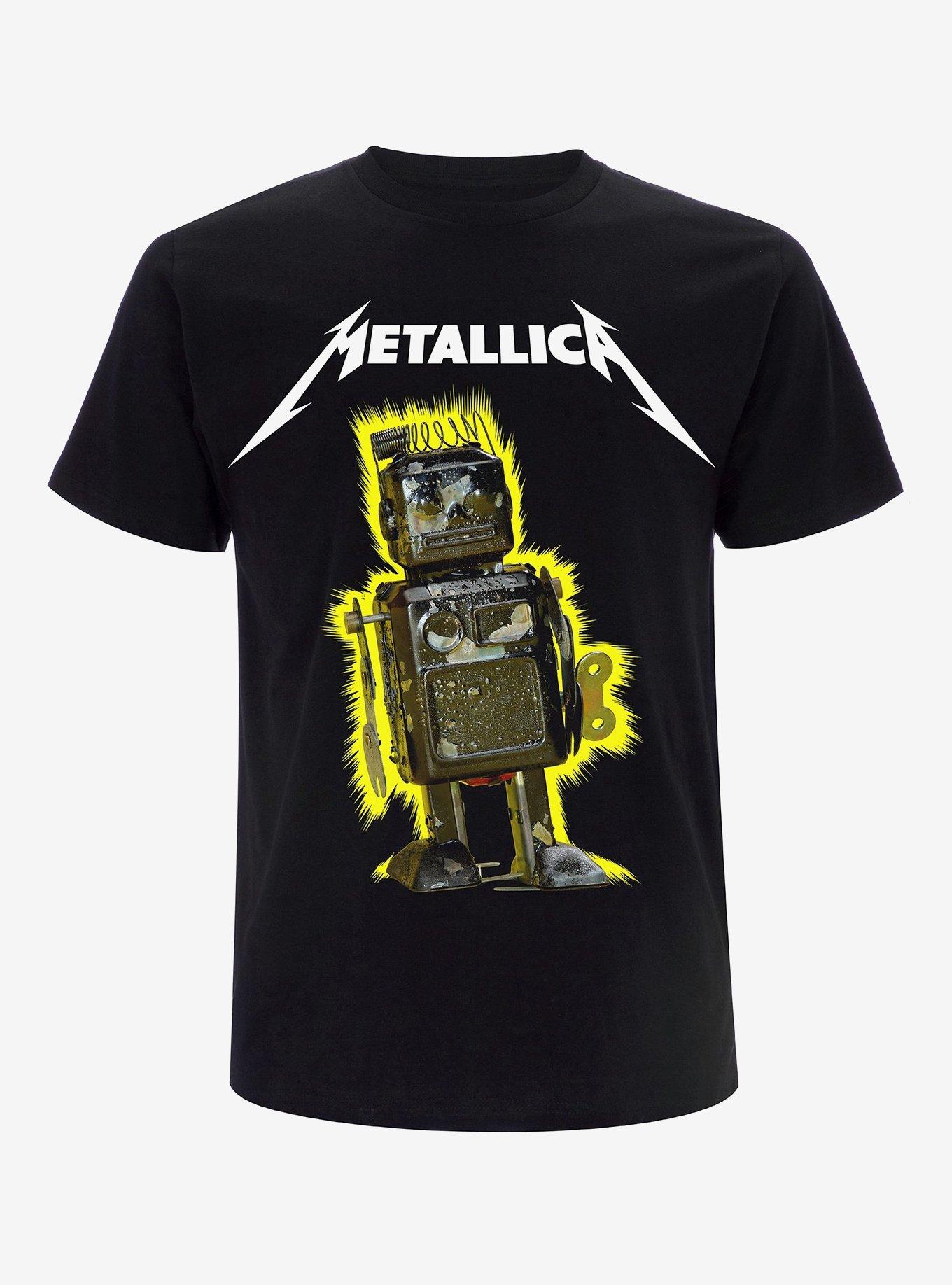 Metallica 72 Seasons Burnt Robot T-Shirt, BLACK, hi-res