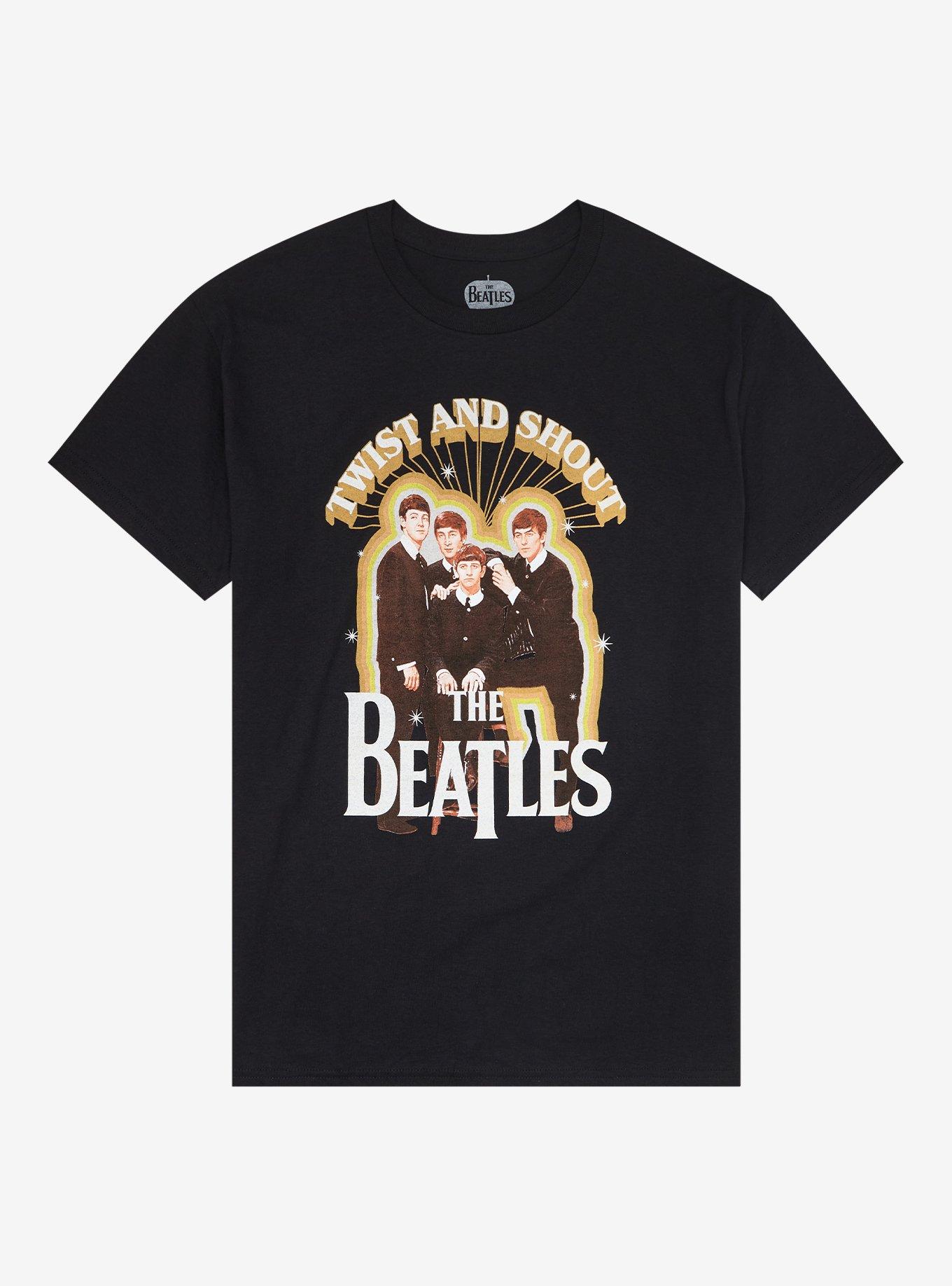 The Beatles Twist And Shout Group Photo T-Shirt, BLACK, hi-res