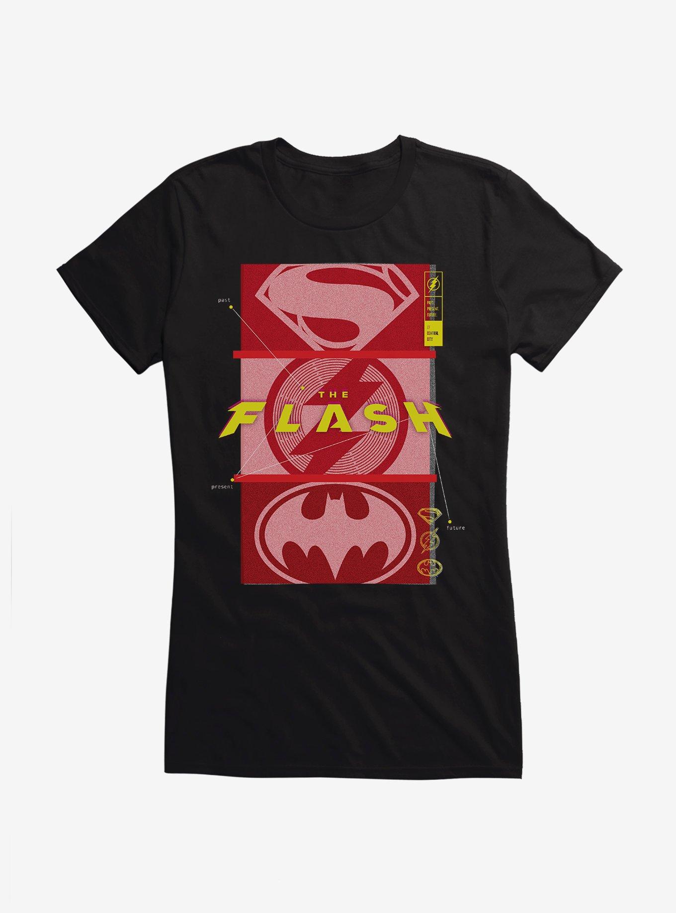 The Flash Trio Hero Symbols Girls T-Shirt