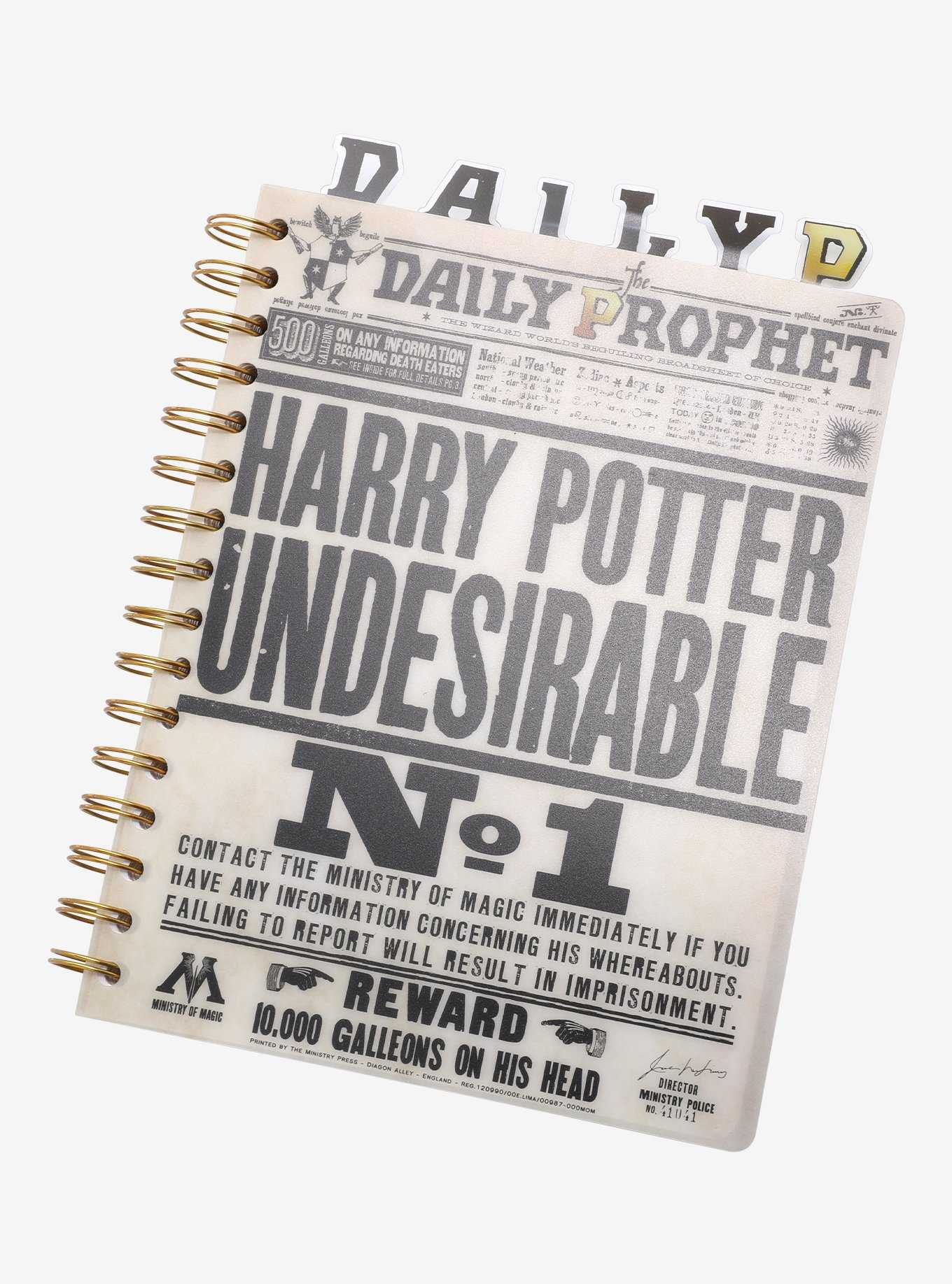 Harry Potter Daily Prophet Tab Journal, , hi-res