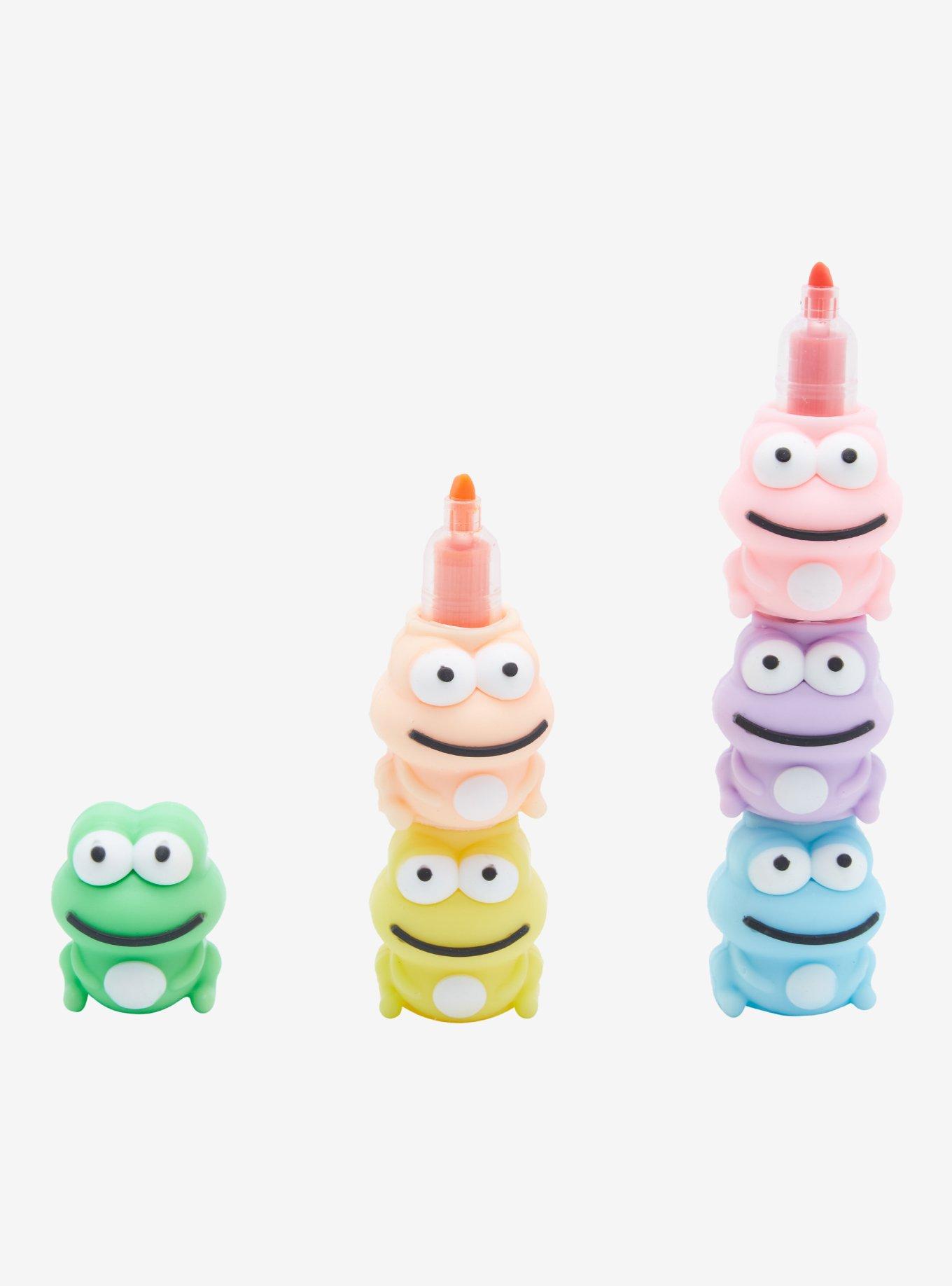 Rainbow Frog Highlighter Marker Set, , hi-res
