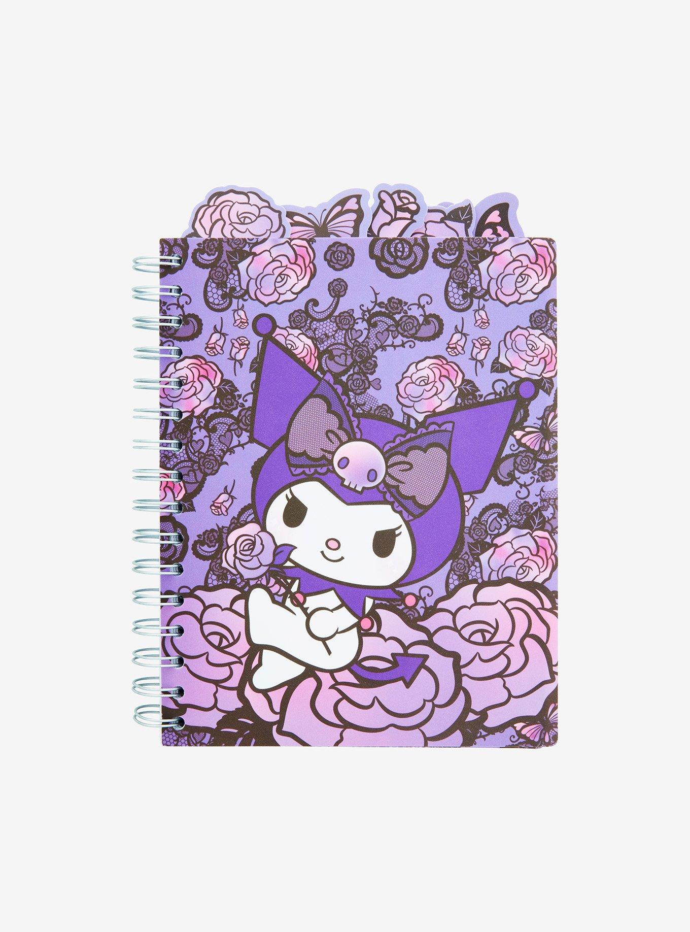 Kuromi Purple Rose Tab Journal, , hi-res