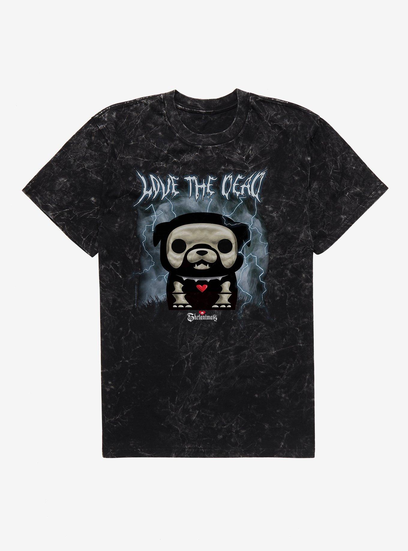 Skelanimals Maxx Love The Dead Mineral Wash T-Shirt, , hi-res