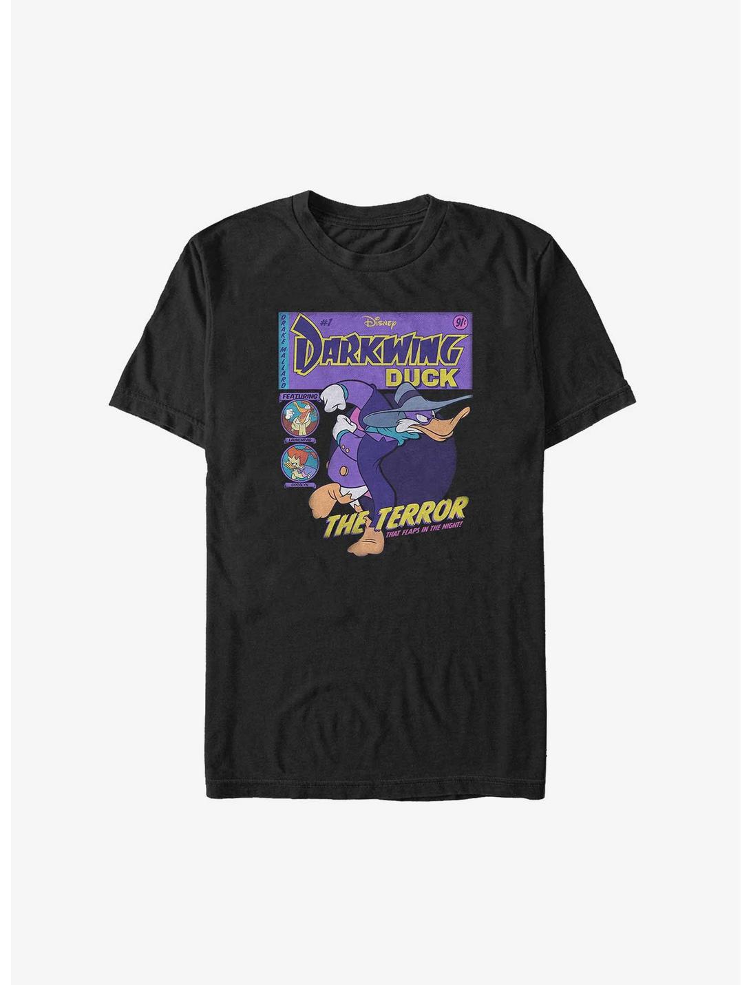 Disney Darkwing Duck Comic Big & Tall T-Shirt, BLACK, hi-res