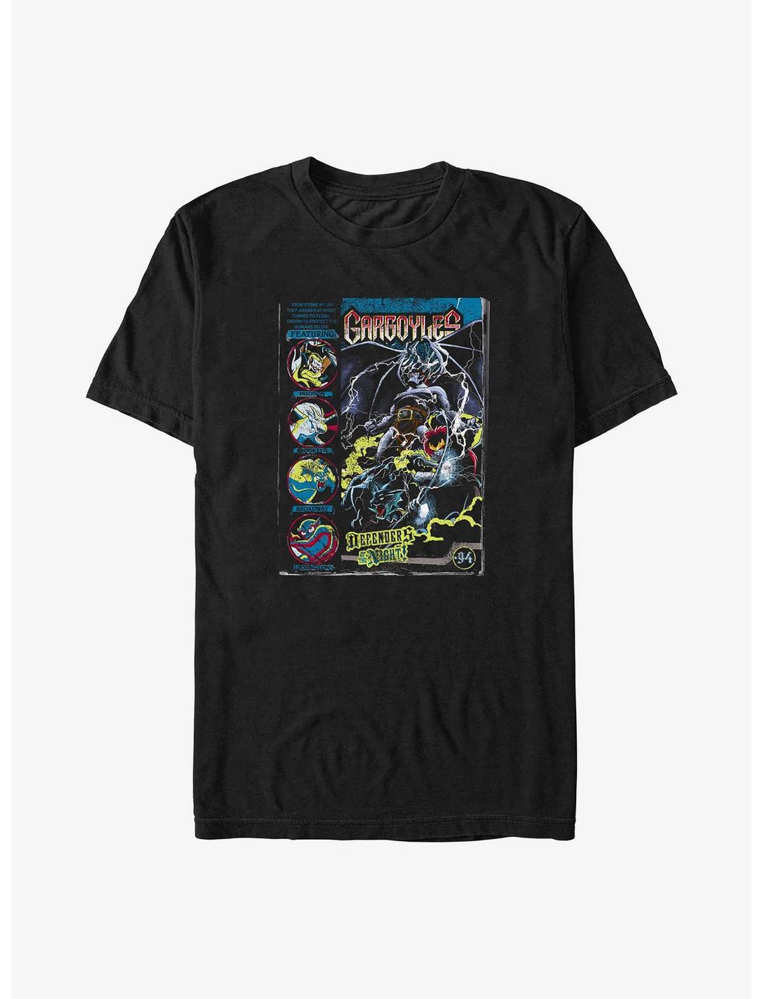 Disney Gargoyles Comic Cover Big & Tall T-Shirt, BLACK, hi-res