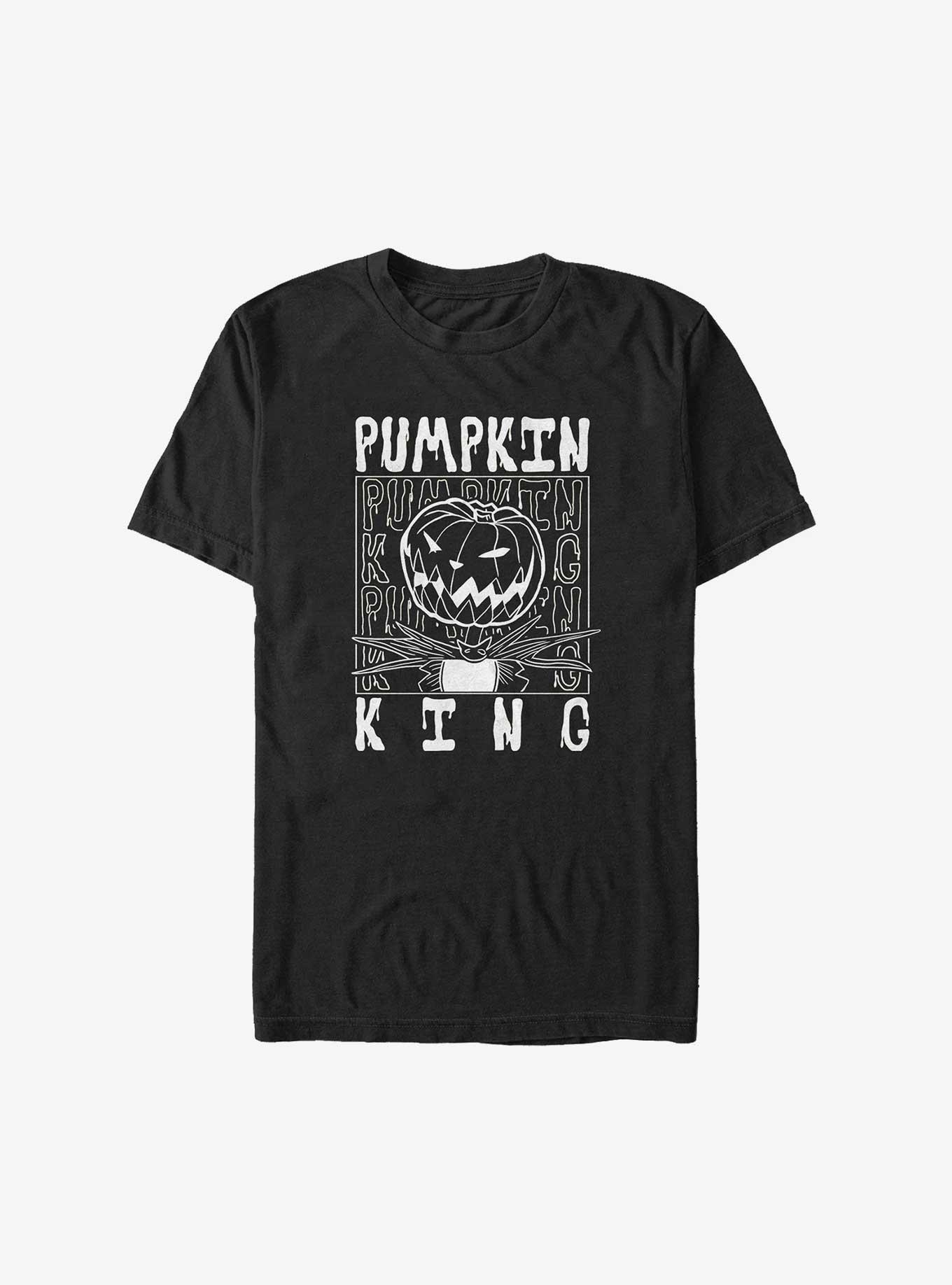 The Nightmare Before Christmas Pumpkin King Big & Tall T-Shirt, BLACK, hi-res