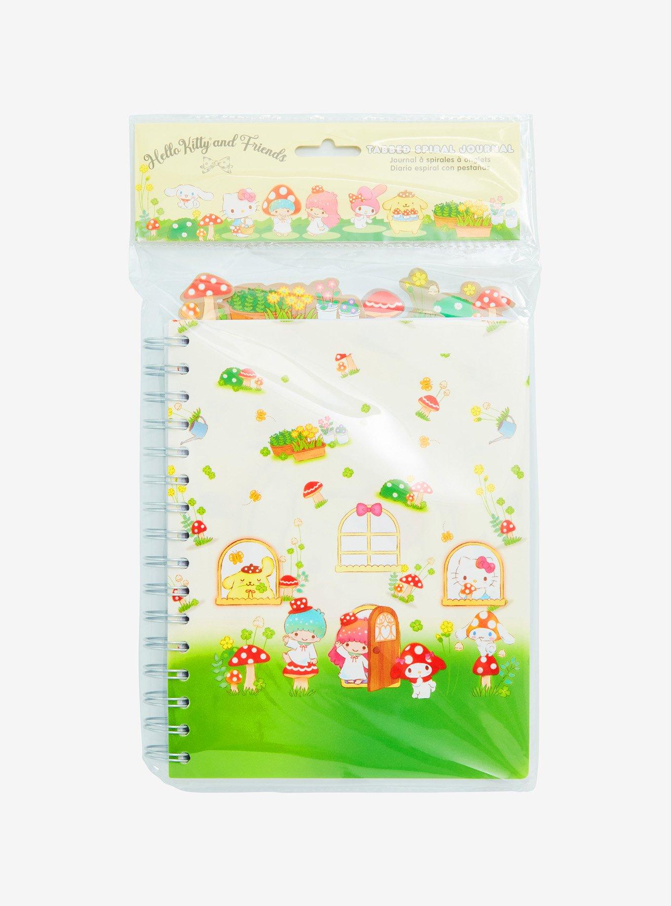 Hello Kitty And Friends Mushroom Floral Tab Journal, , hi-res