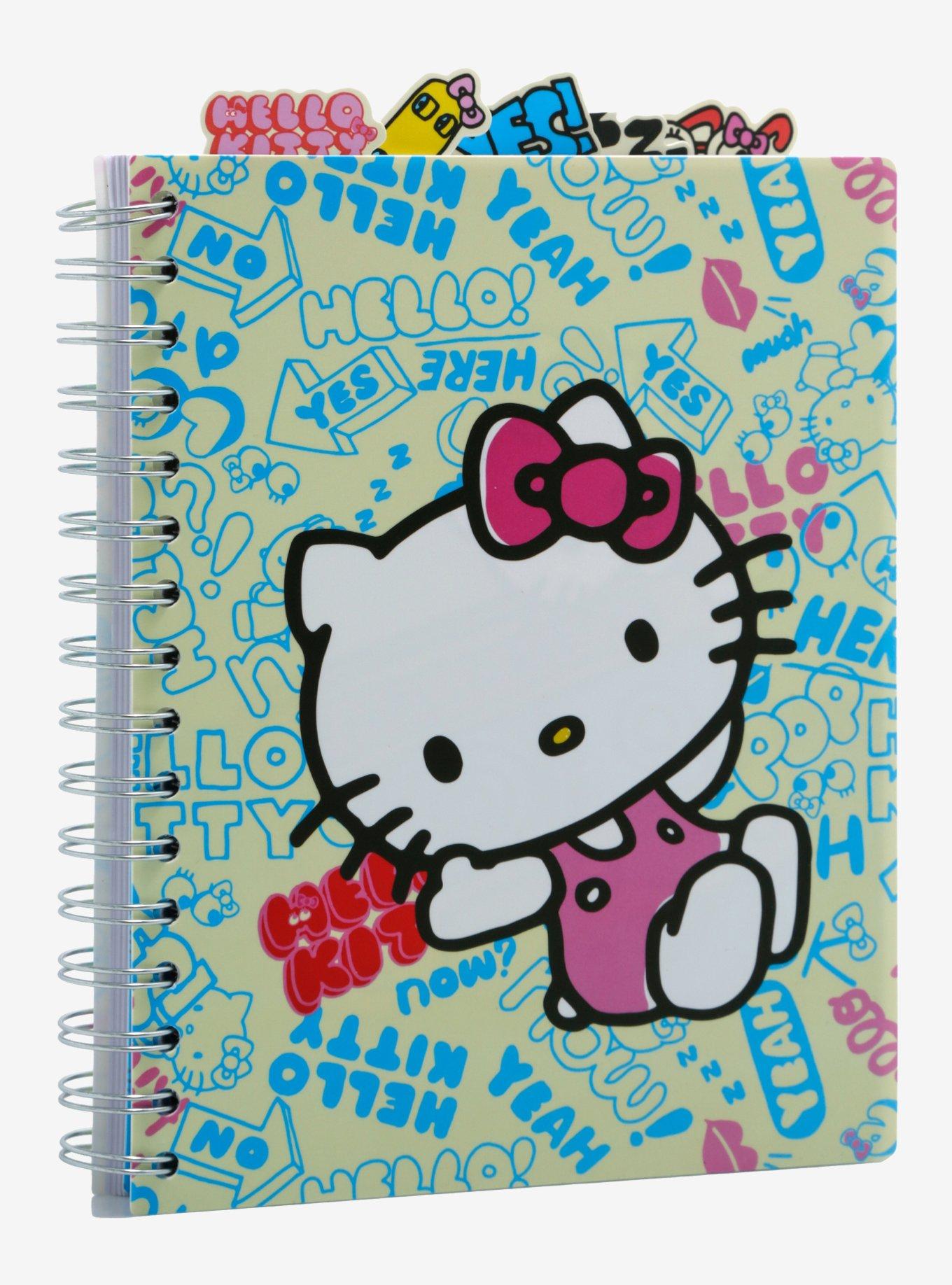 Hello Kitty Sketch Tabbed Journal Hot Topic