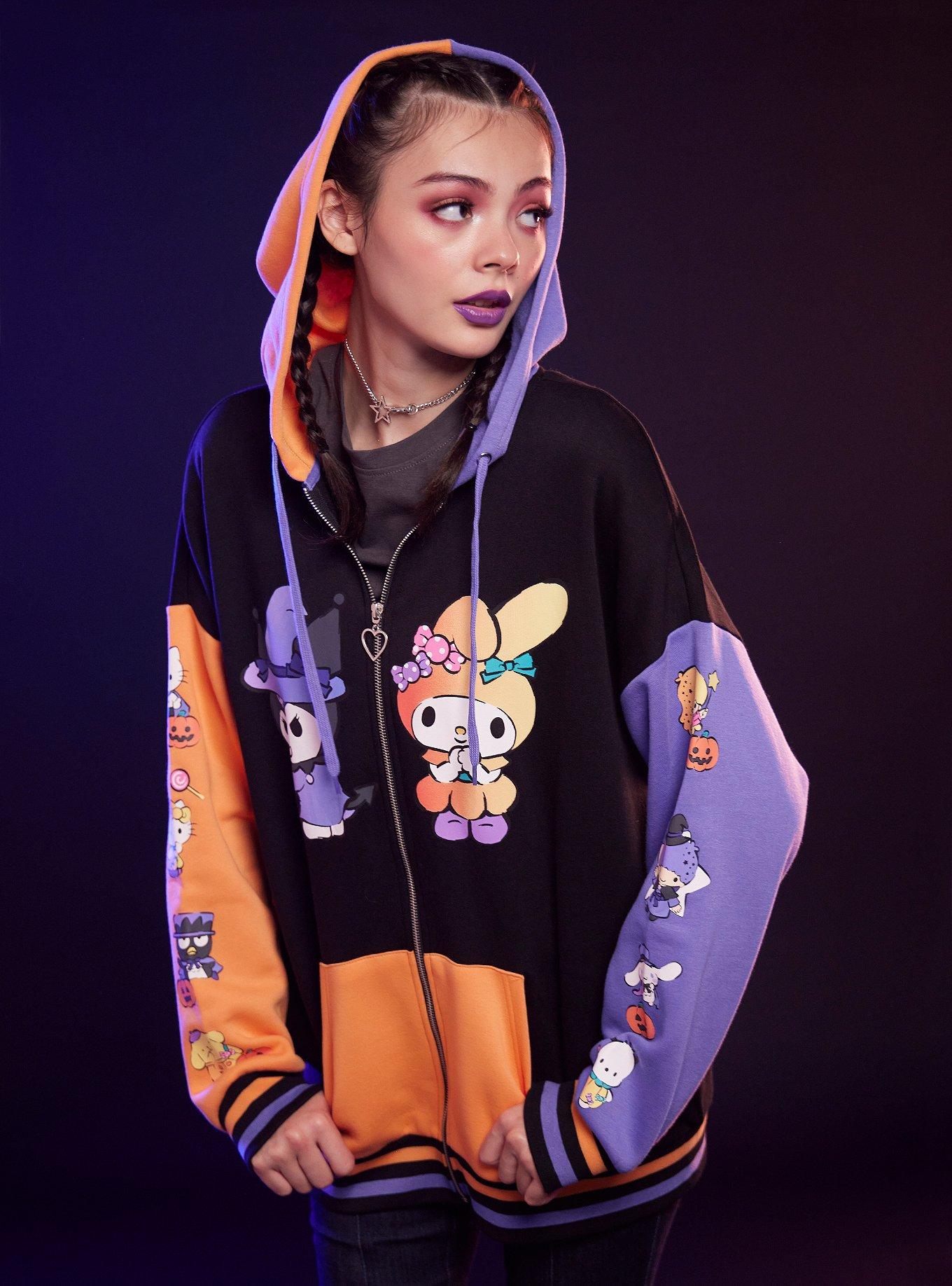 Hello Kitty And Friends Halloween Color-Block Hoodie | Her Universe