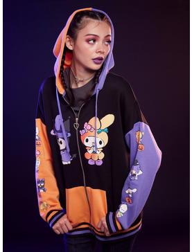 Hello Kitty And Friends Halloween Color-Block Hoodie, , hi-res