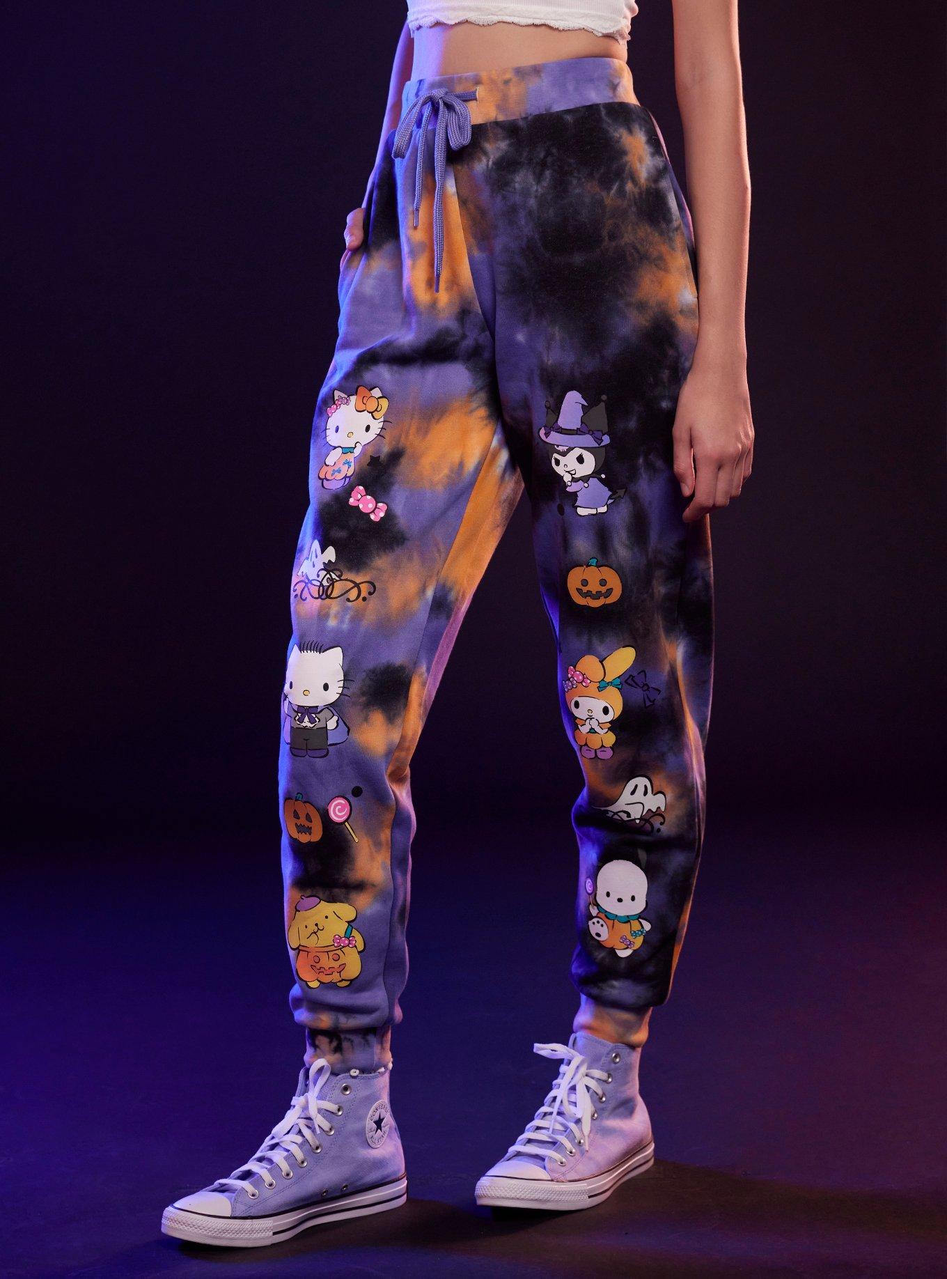 Hello Kitty And Friends Halloween Tie-Dye Jogger Sweatpants, MULTI, hi-res