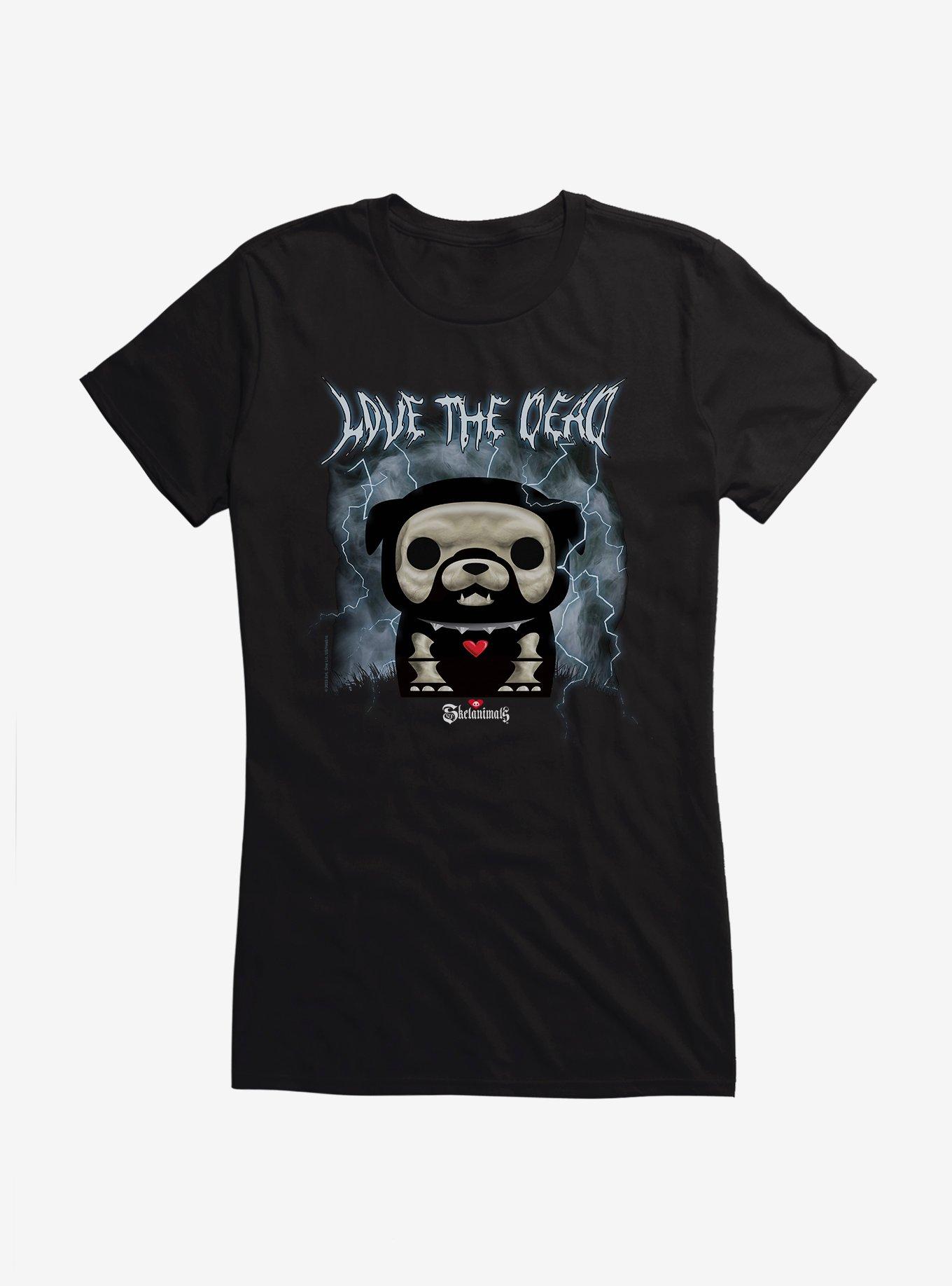 Skelanimals Maxx Love The Dead Girls T-Shirt, BLACK, hi-res