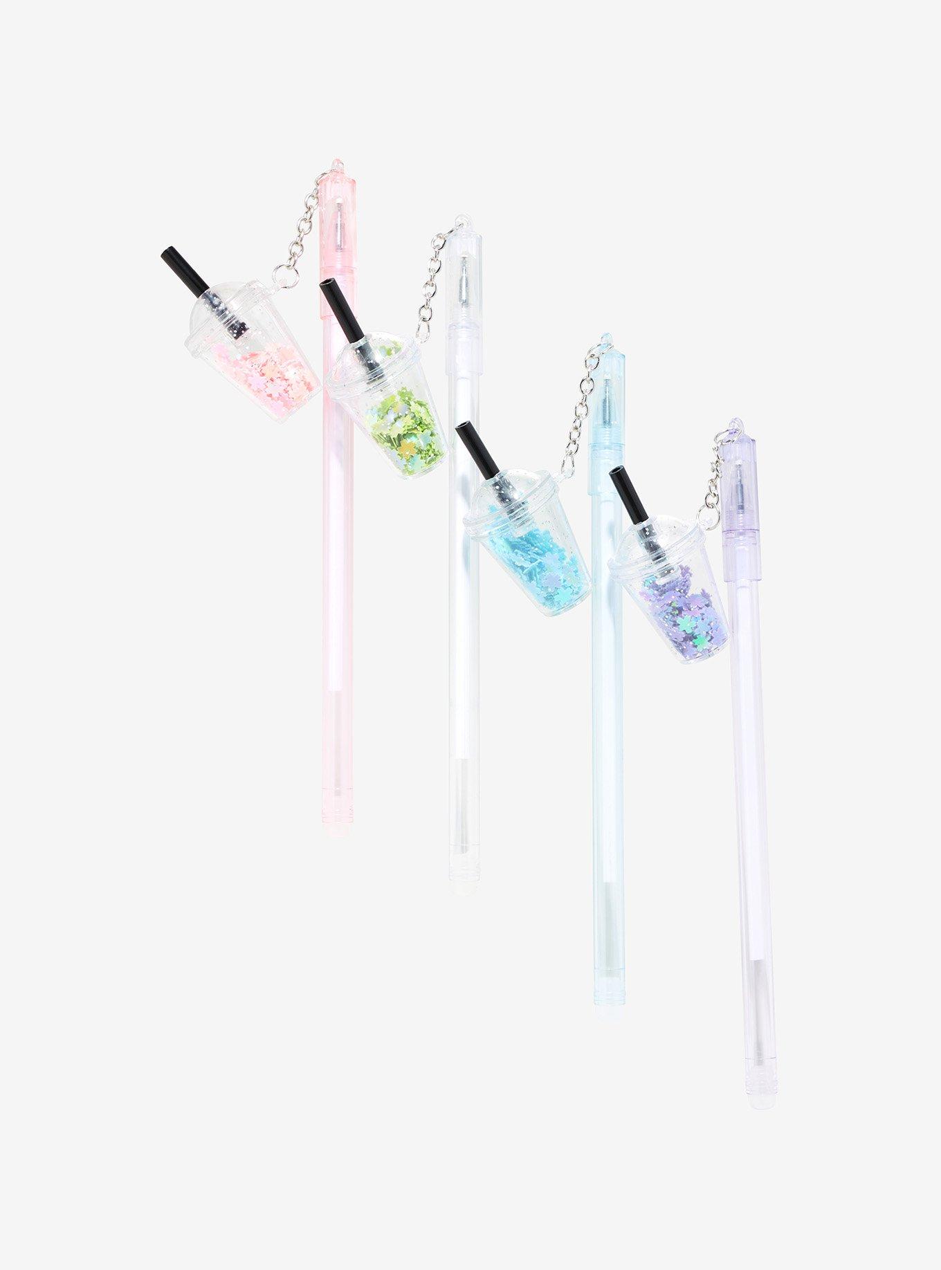Glitter Boba Cup Charm Assorted Blind Pen, , hi-res