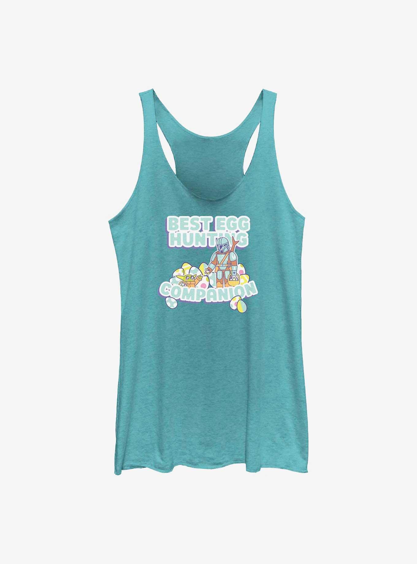 Star Wars The Mandalorian Best Egg Hunting Companion Girls Tank, TAHI BLUE, hi-res