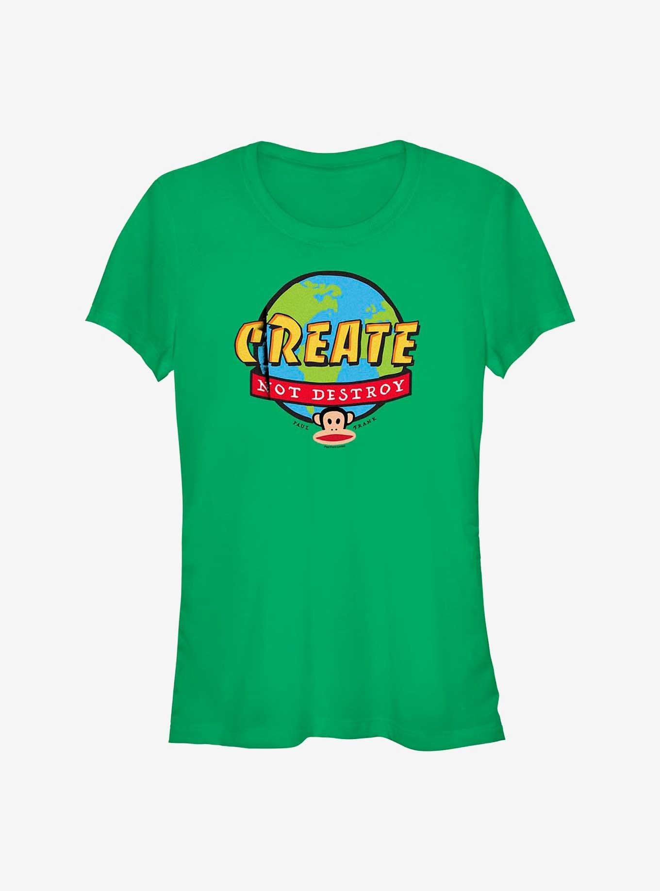 Paul Frank Create Not Destroy Girls T-Shirt, KELLY, hi-res