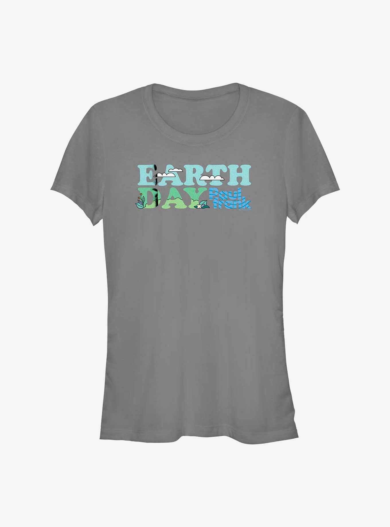 Paul Frank Earth Day Girls T-Shirt, CHARCOAL, hi-res