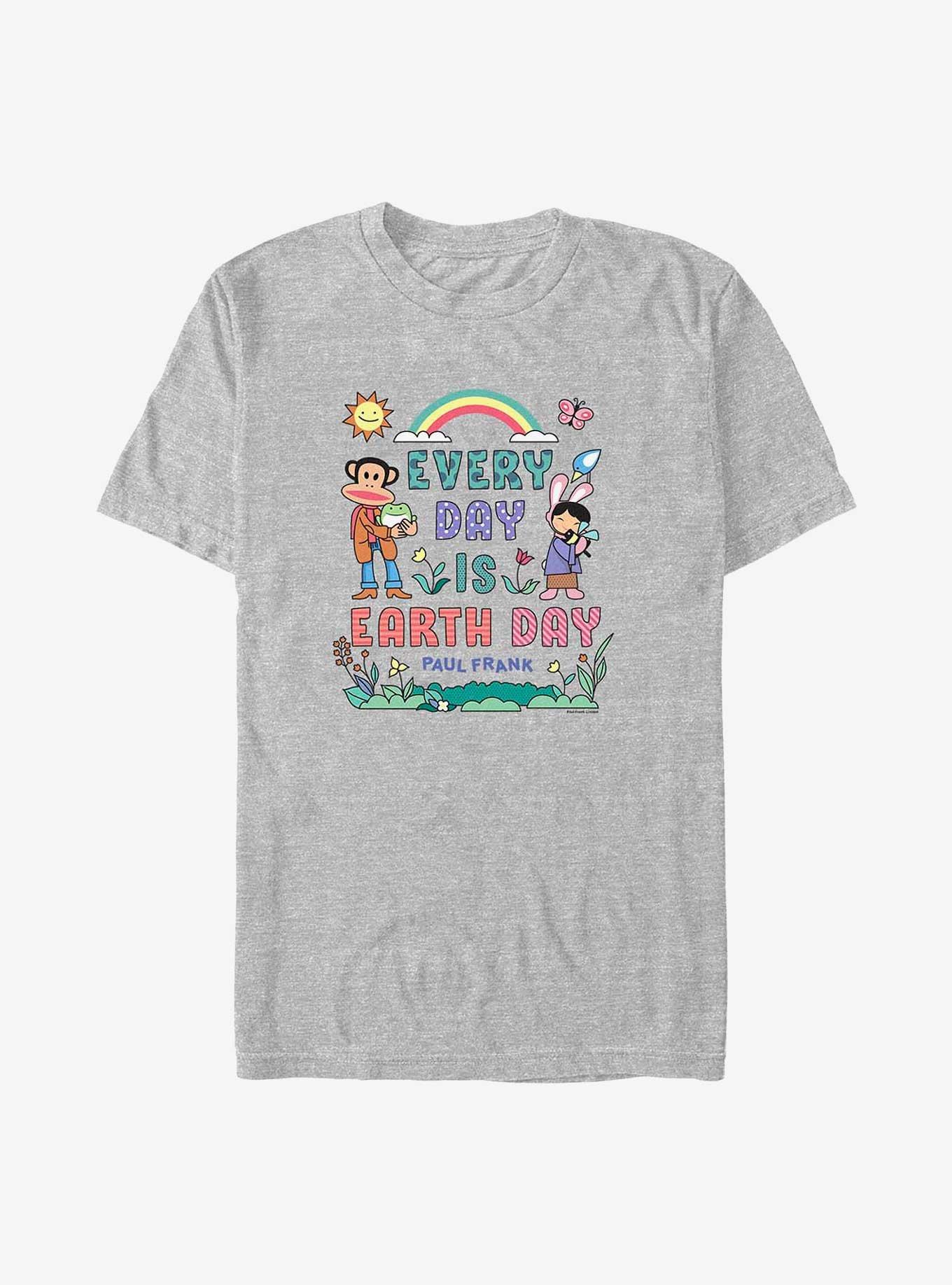 Paul Frank Every Day Is Earth Day T-Shirt, ATH HTR, hi-res