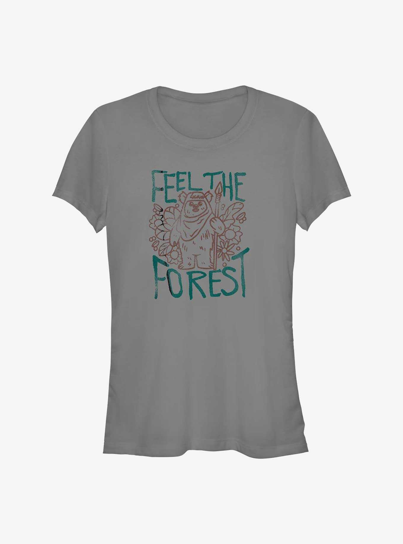 Star Wars Ewok Feel The Forest Girls T-Shirt, , hi-res