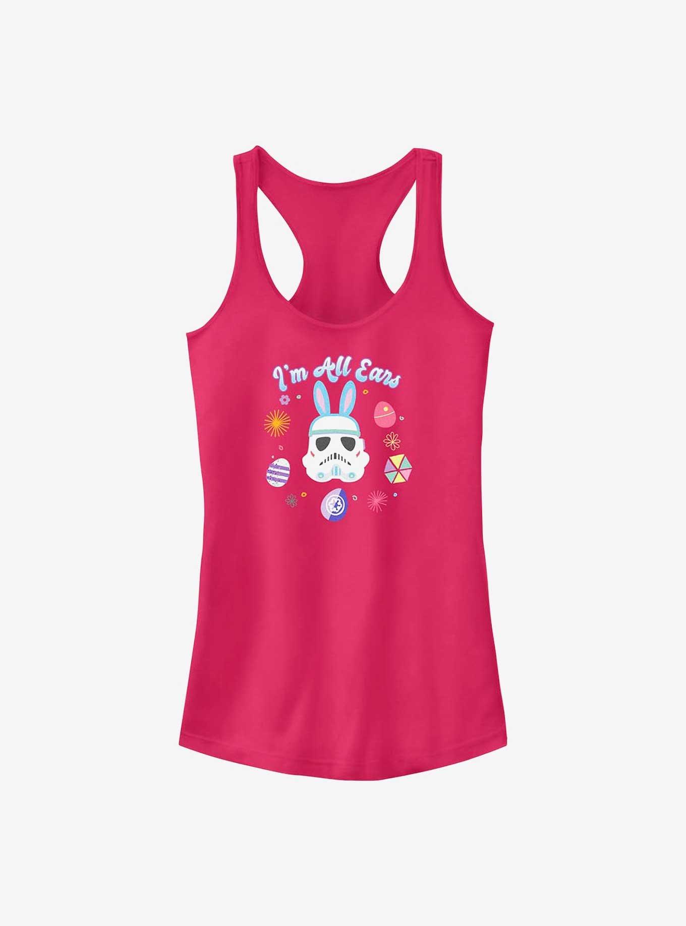 Star Wars All Ears Storm Trooper Bunny Girls Tank, RASPBERRY, hi-res