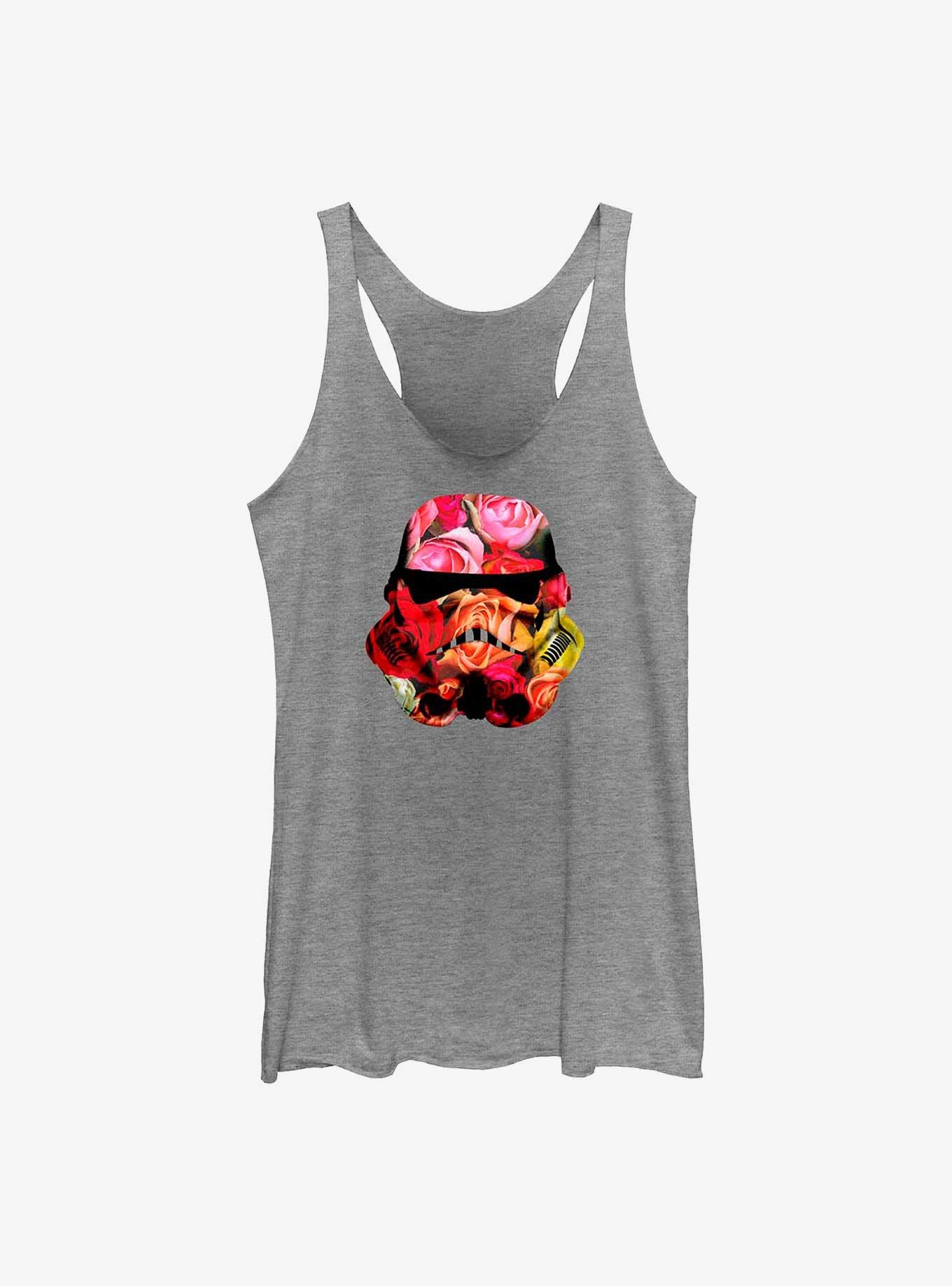 Star Wars Stormtrooper Floral Helmet Girls Tank, , hi-res