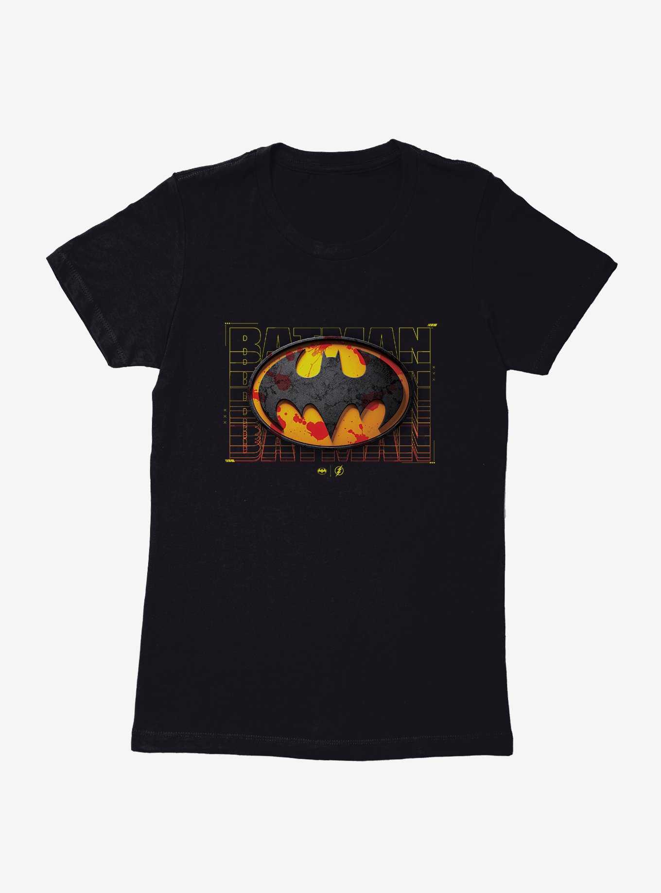 The Flash Batman Splatter Womens T-Shirt, , hi-res