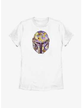 Star Wars The Mandalorian Floral Helmet Womens T-Shirt, , hi-res