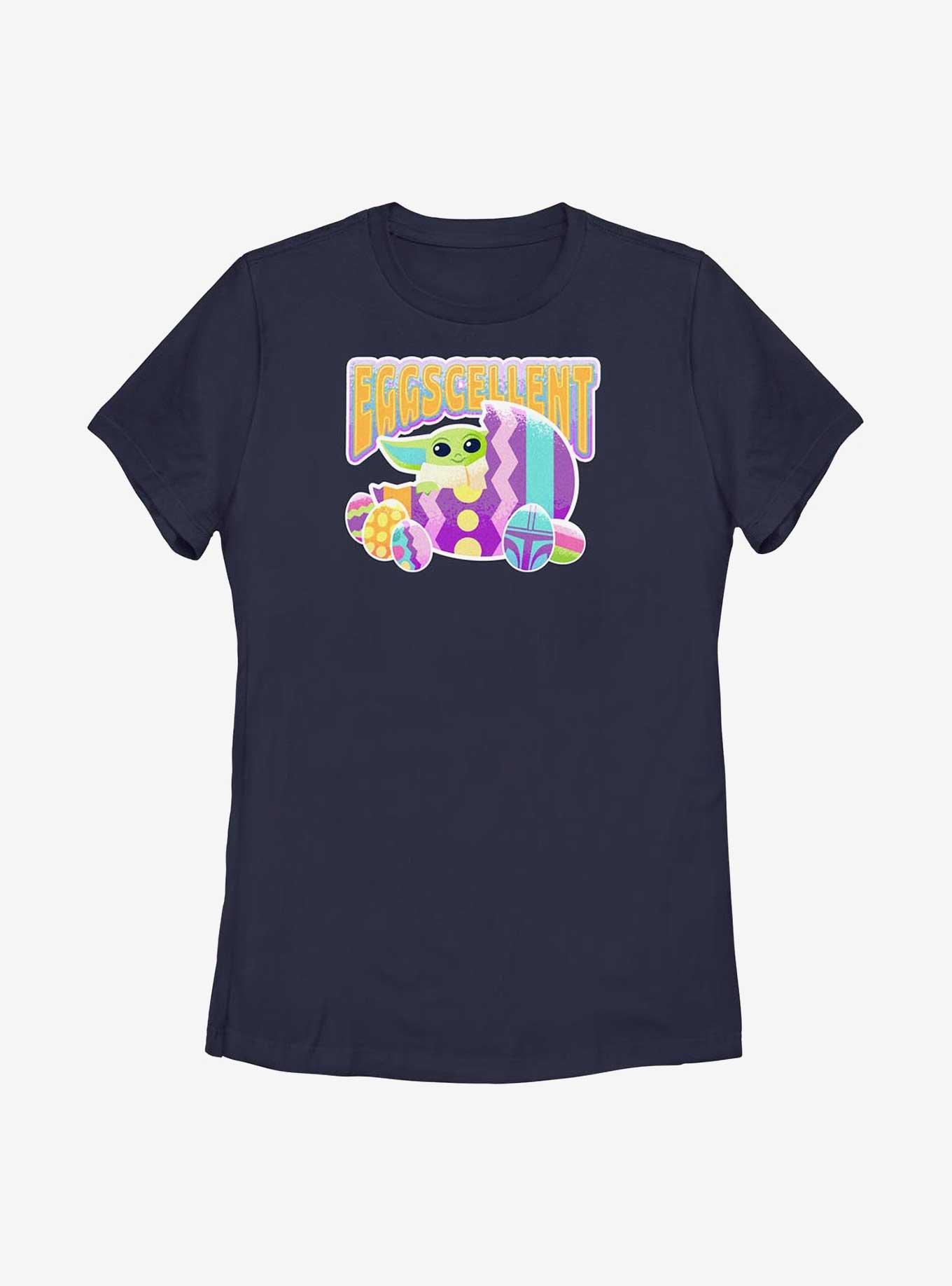 Star Wars The Mandalorian Grogu Easter Eggscellent Womens T-Shirt, , hi-res