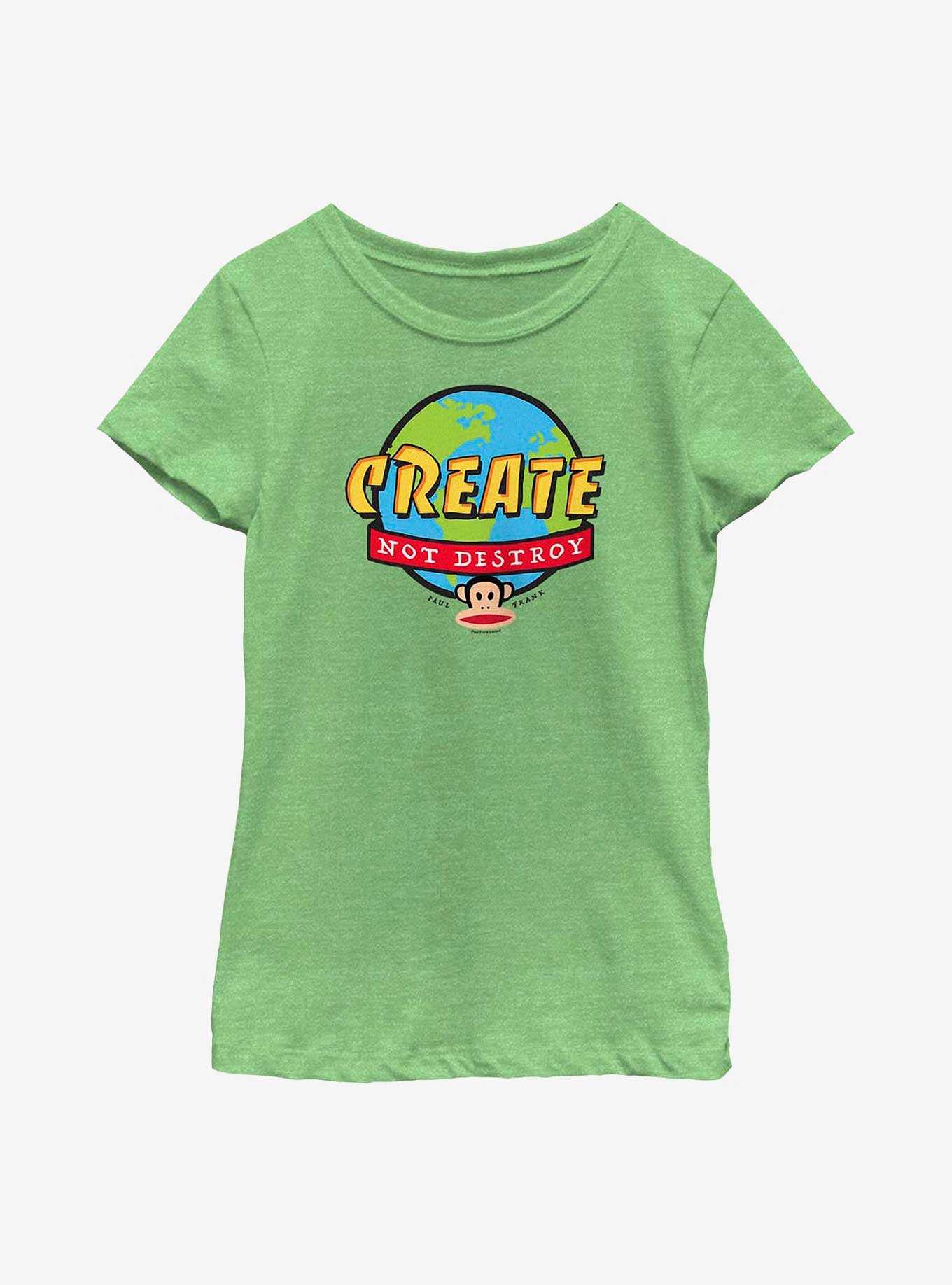 Paul Frank Create Not Destroy Youth Girls T-Shirt, , hi-res