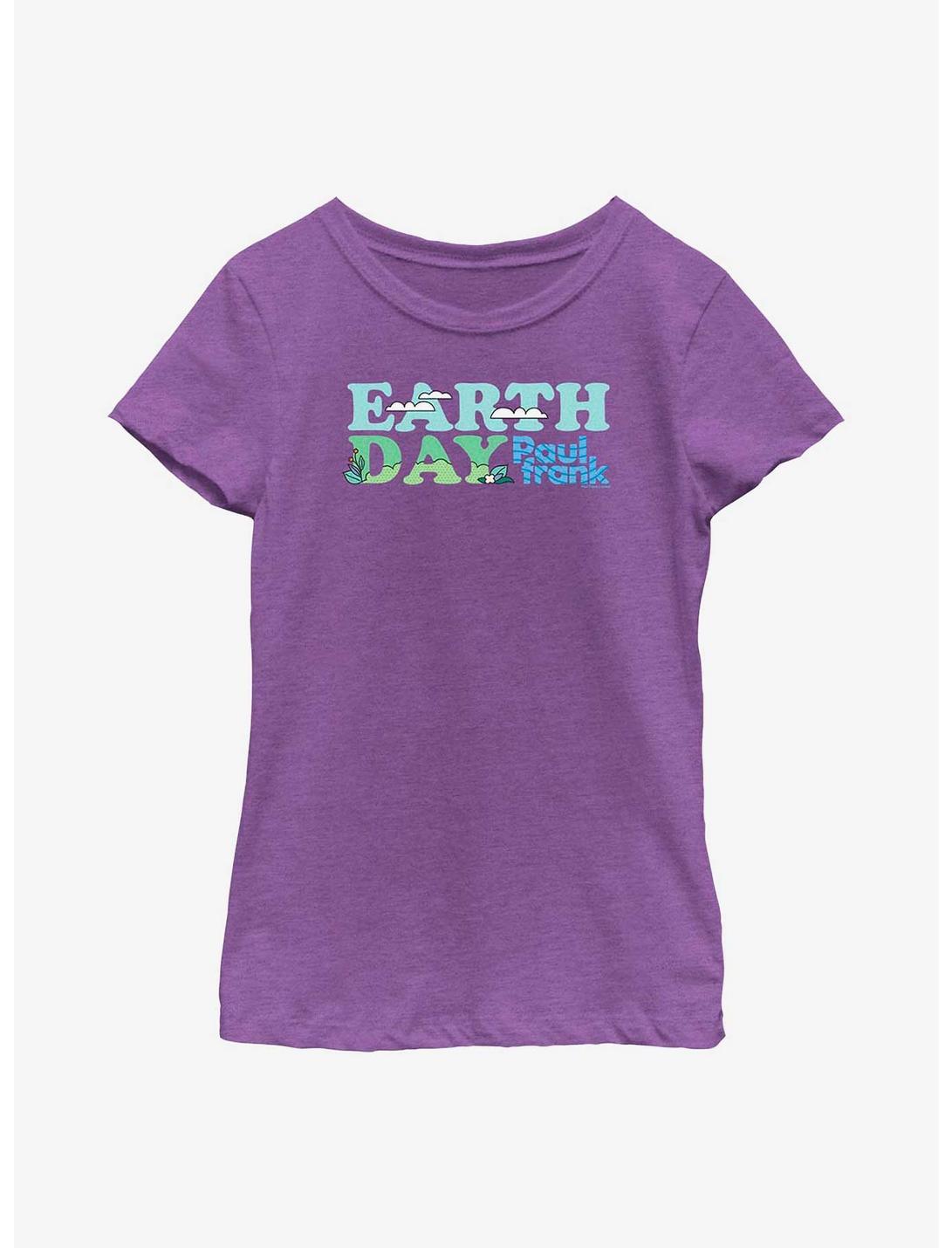 Paul Frank Earth Day Youth Girls T-Shirt, PURPLE BERRY, hi-res