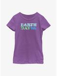 Paul Frank Earth Day Youth Girls T-Shirt, PURPLE BERRY, hi-res