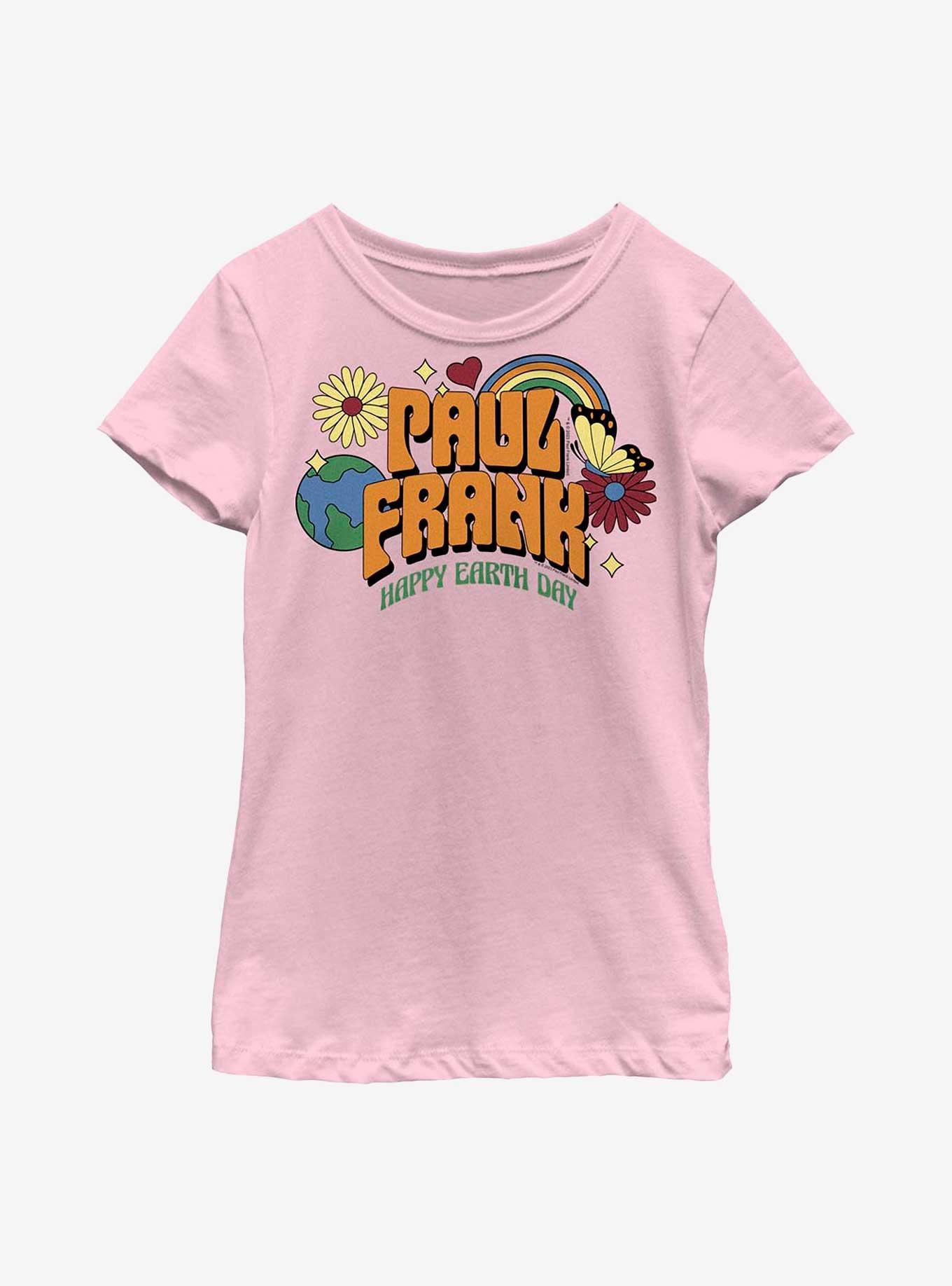 Paul Frank Happy Earth Day Youth Girls T-Shirt, PINK, hi-res
