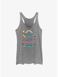 Paul Frank Every Day Is Earth Day Womens Tank Top, GRAY HTR, hi-res