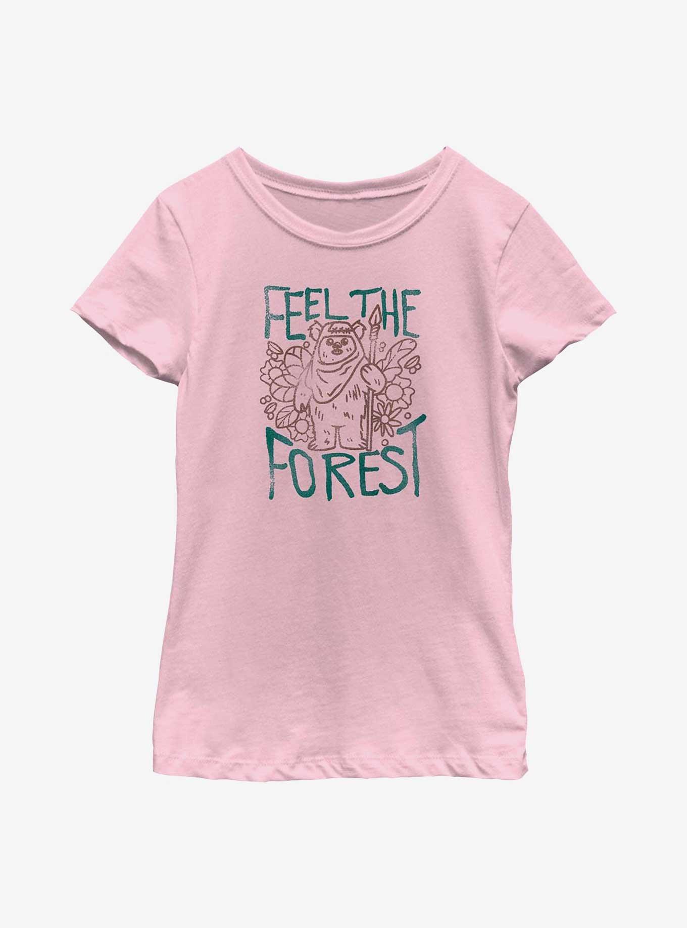 Star Wars Ewok Feel The Forest Youth Girls T-Shirt, , hi-res