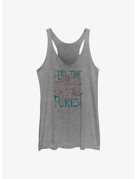Star Wars Ewok Feel The Forest Womens Tank Top, , hi-res