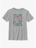 Star Wars Ewok Feel The Forest Youth T-Shirt, ATH HTR, hi-res