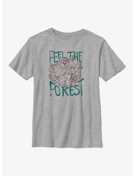 Plus Size Star Wars Ewok Feel The Forest Youth T-Shirt, , hi-res