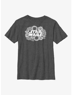 Star Wars Flowers Logo Youth T-Shirt, , hi-res