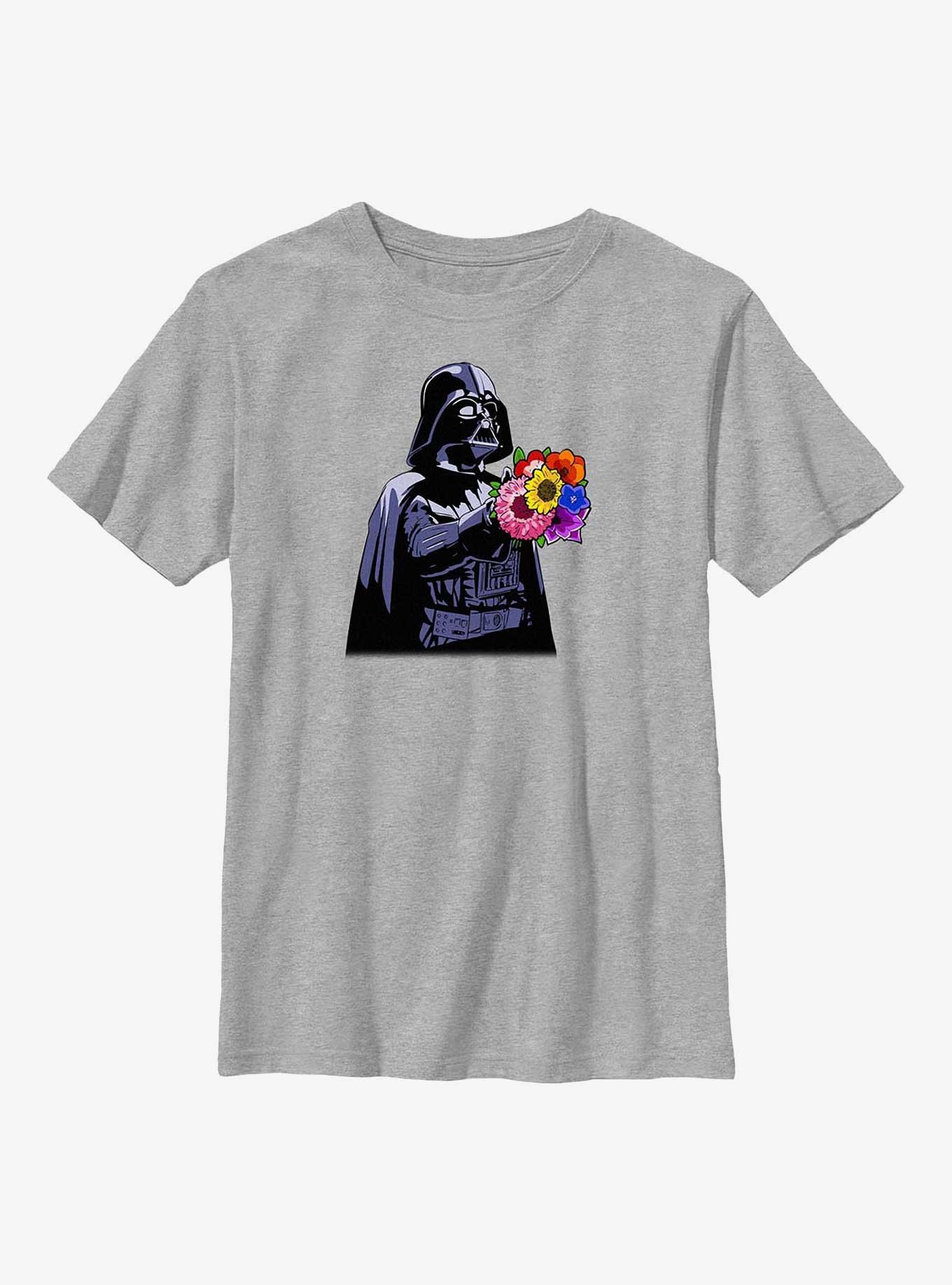 Star Wars Vader Handing Flowers Youth T-Shirt, , hi-res