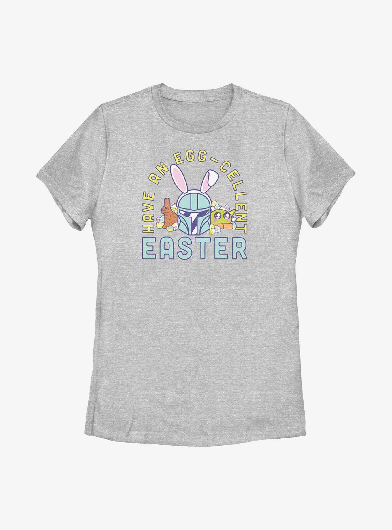 Star Wars The Mandalorian Have An Egg-Cellent Easter Womens T-Shirt, ATH HTR, hi-res