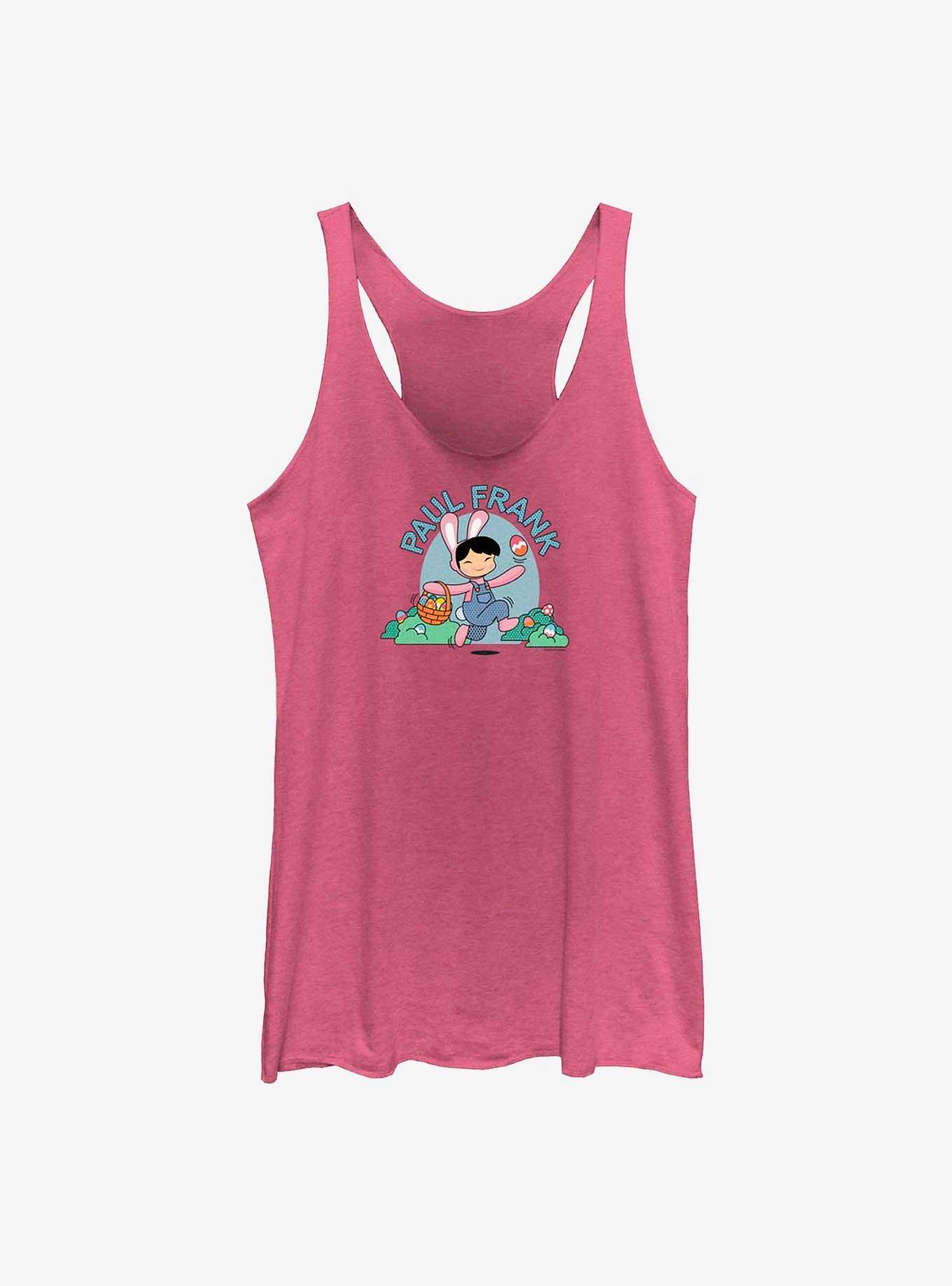 Paul Frank Easter Bunny Womens Tank Top, PINK HTR, hi-res