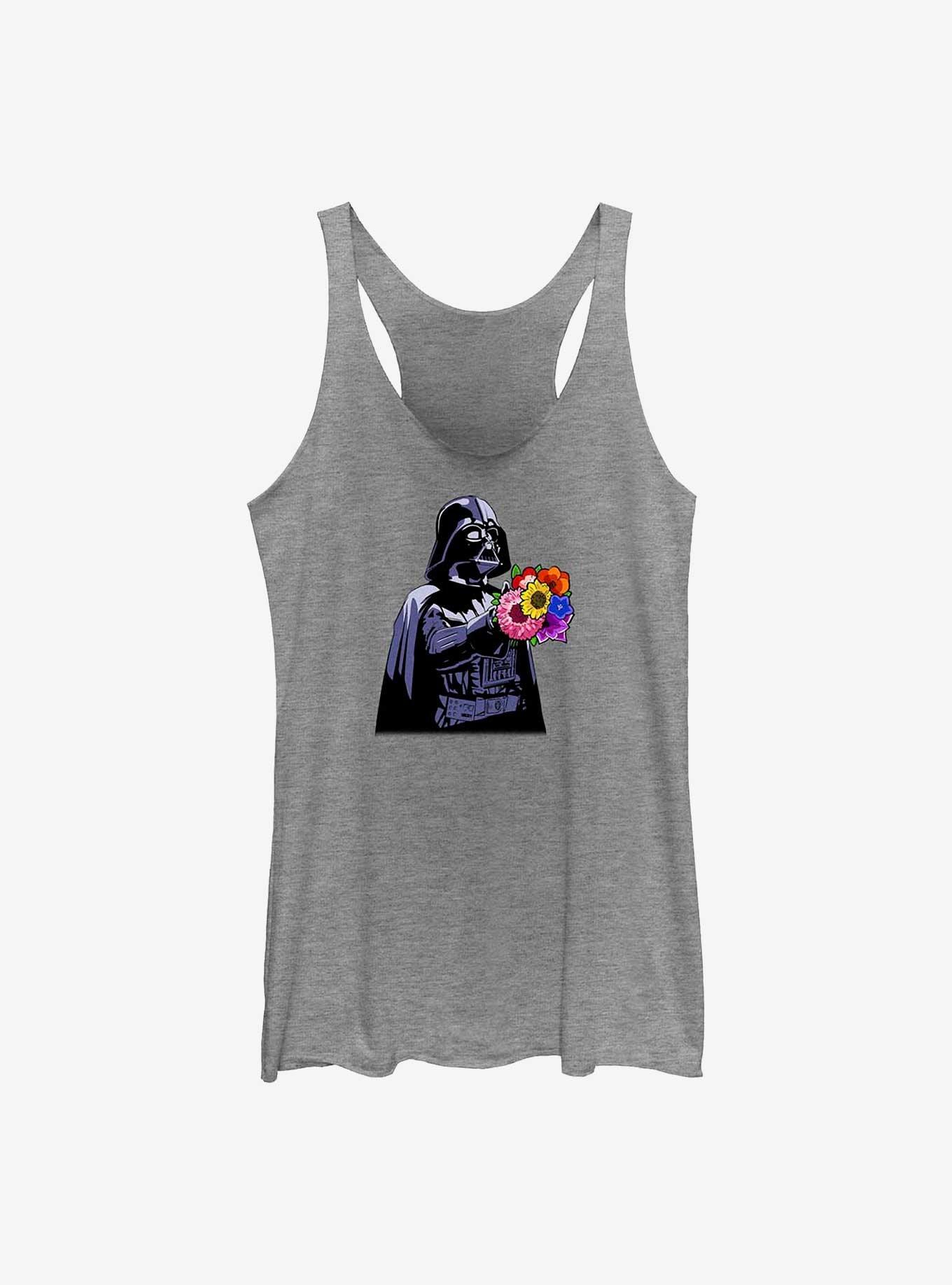 Star Wars Vader Handing Flowers Womens Tank Top, , hi-res