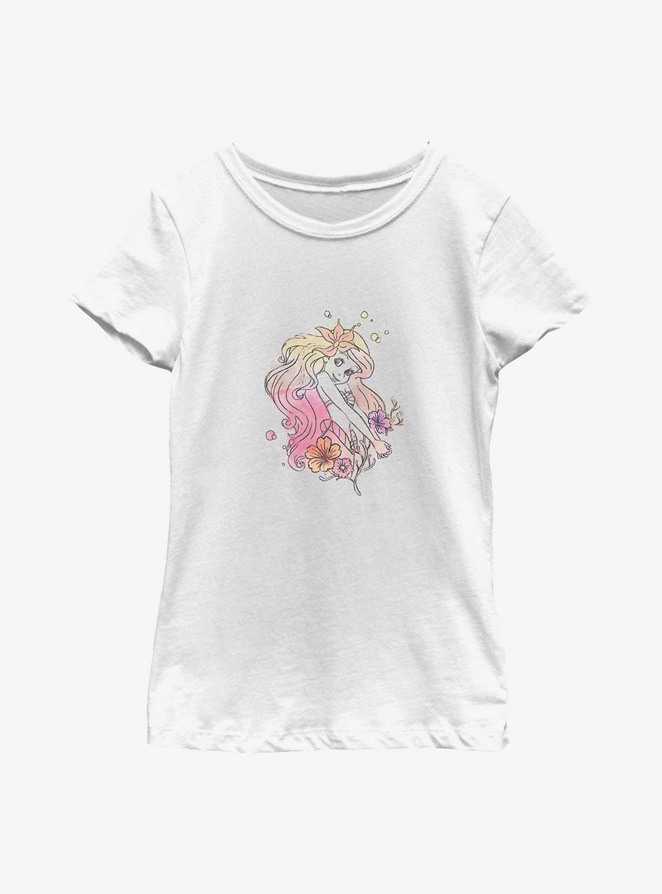 Disney The Little Mermaid Ariel Dream Youth Girls T-Shirt, WHITE, hi-res