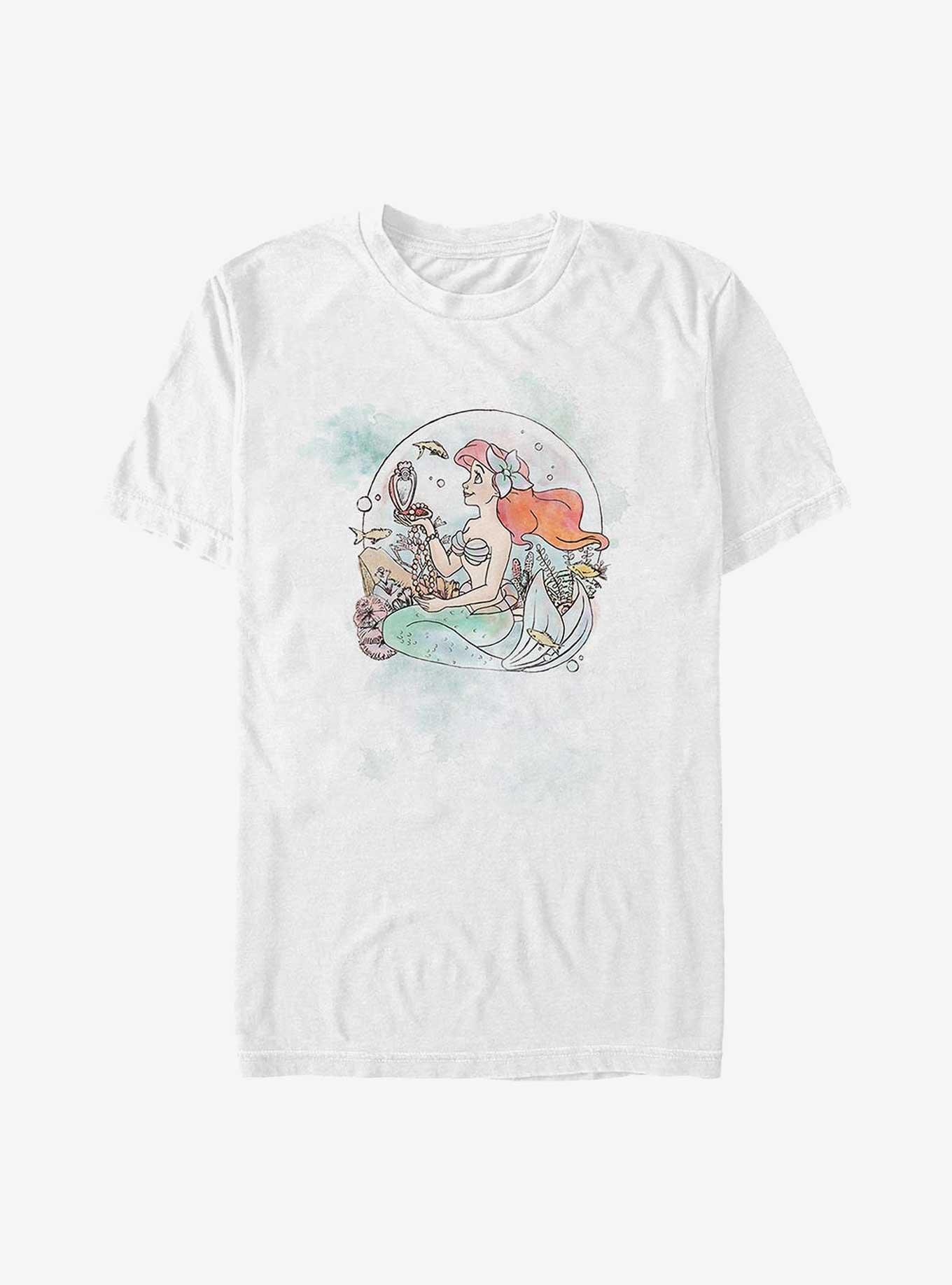 Disney The Little Mermaid Ariel Pearls T-Shirt, WHITE, hi-res