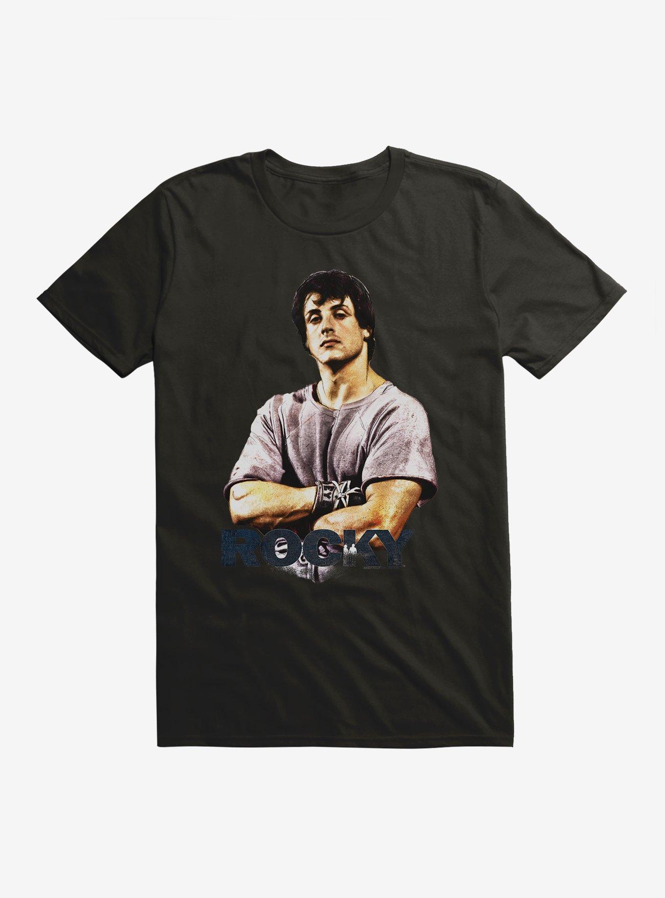Rocky Balboa Portrait T-Shirt, BLACK, hi-res