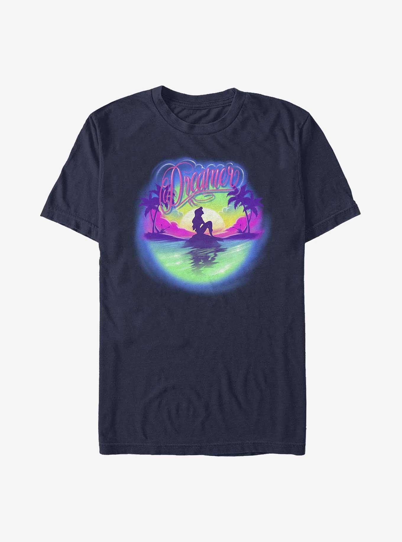 Disney The Little Mermaid Dreamer Badge T-Shirt, , hi-res