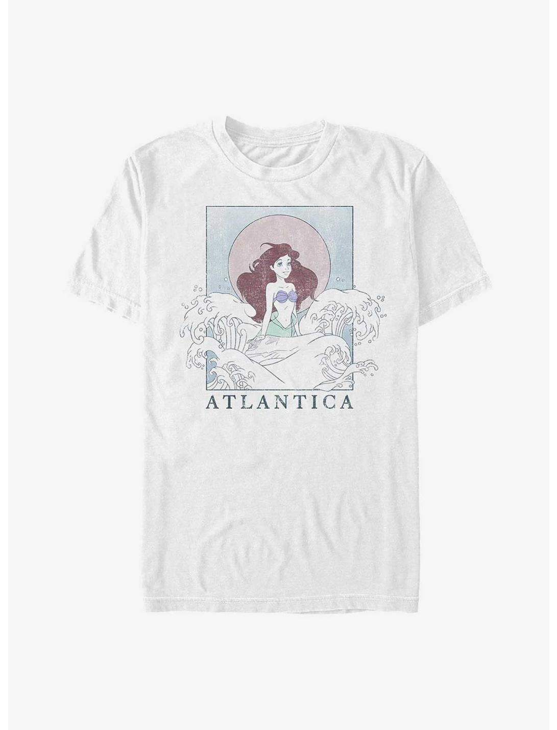 Disney The Little Mermaid Ariel Ocean Wave Atlantica T-Shirt, WHITE, hi-res