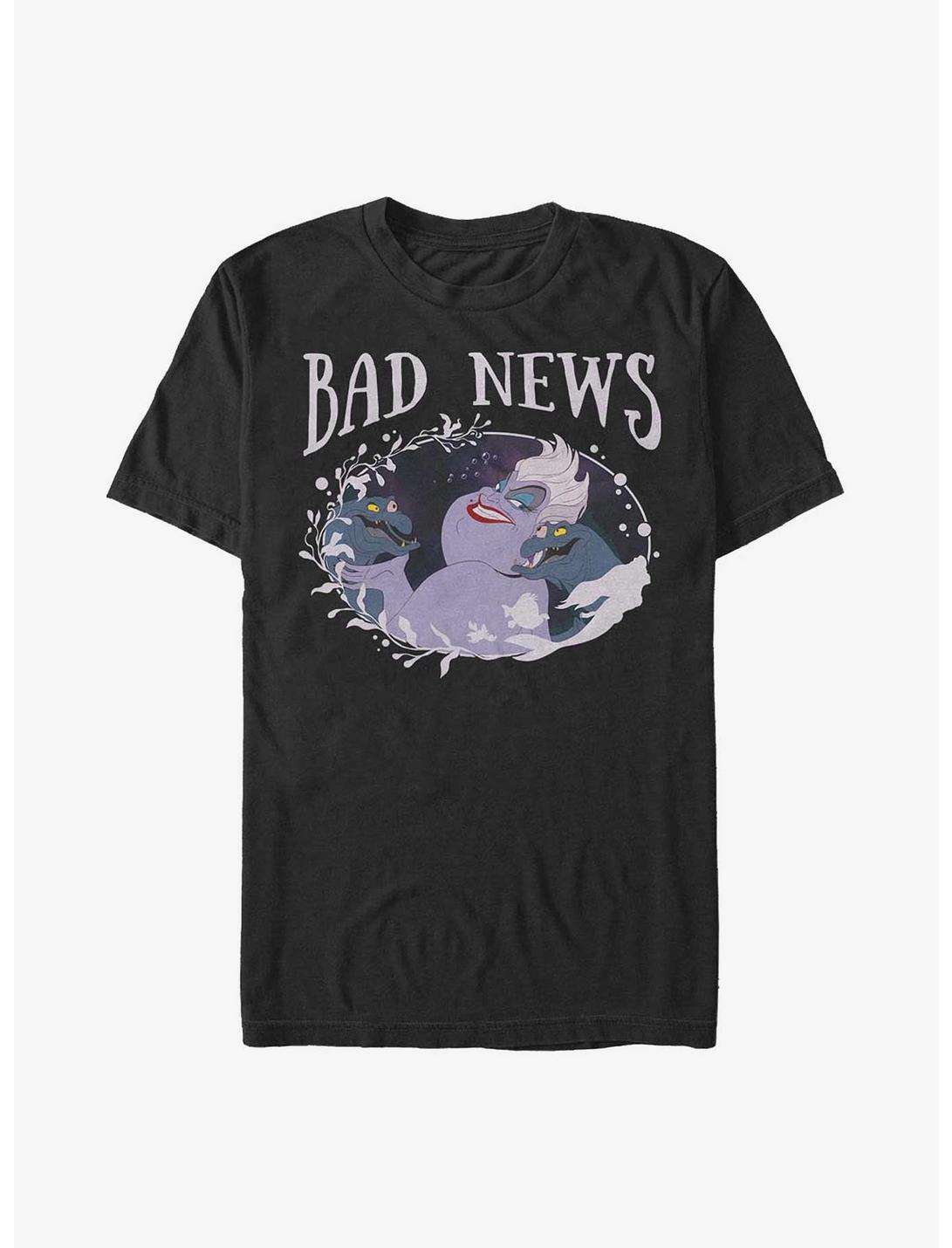Disney The Little Mermaid Ursula Bad News T-Shirt, BLACK, hi-res